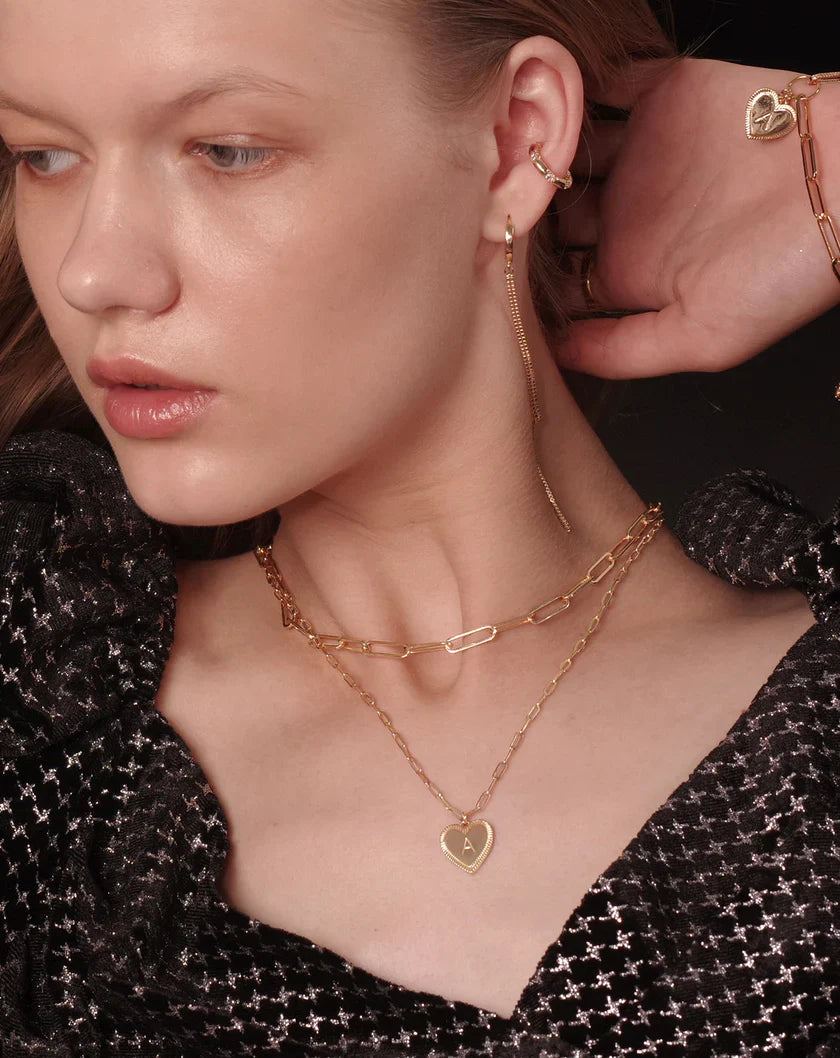 Initial Heart Necklace