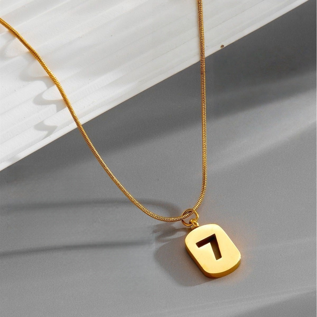 Lucky Number 7 Pendant Necklace