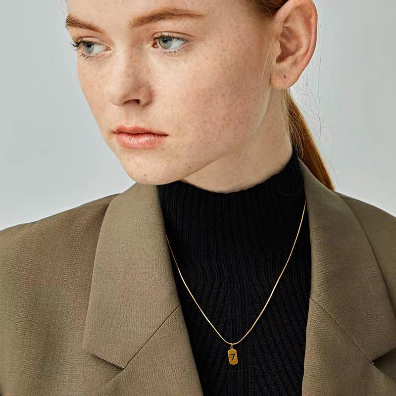 Lucky Number 7 Pendant Necklace