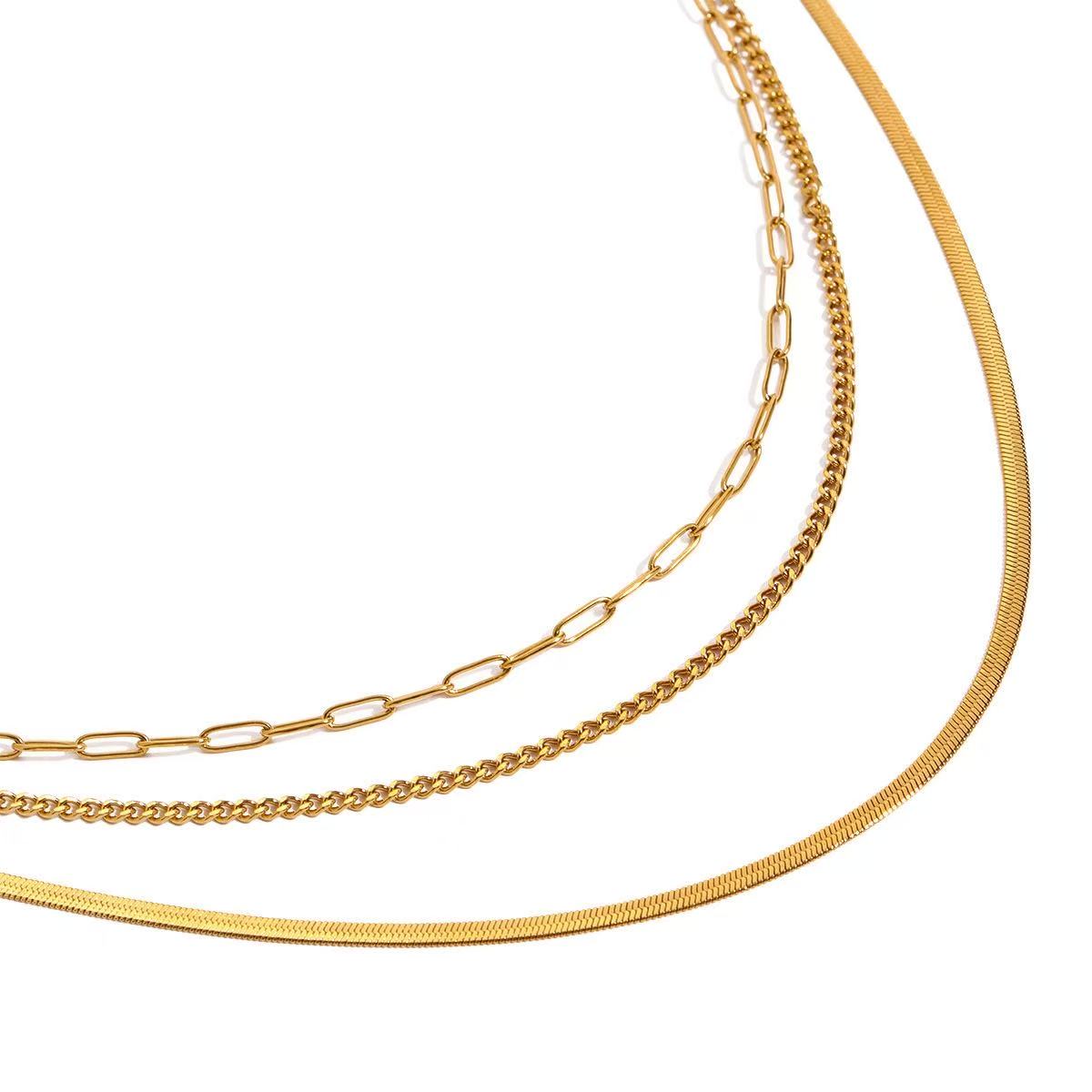 Minimalist Layered Necklace Set