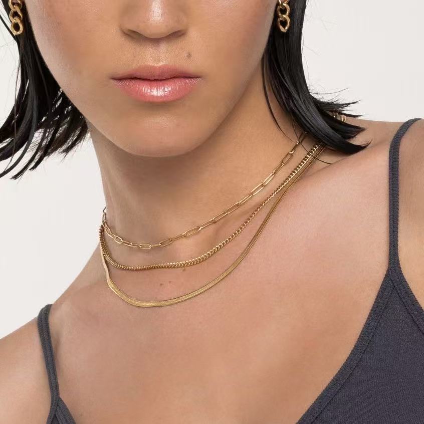 Minimalist Layered Necklace Set