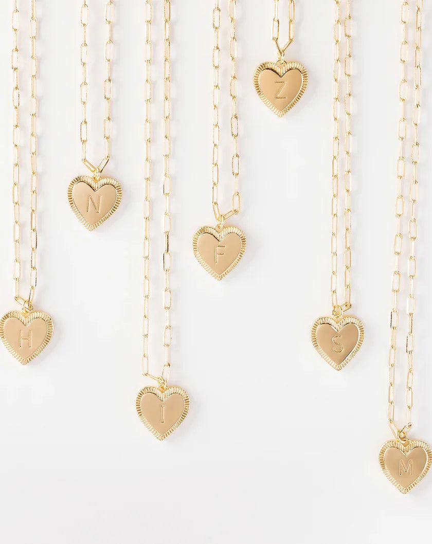 Initial Heart Necklace