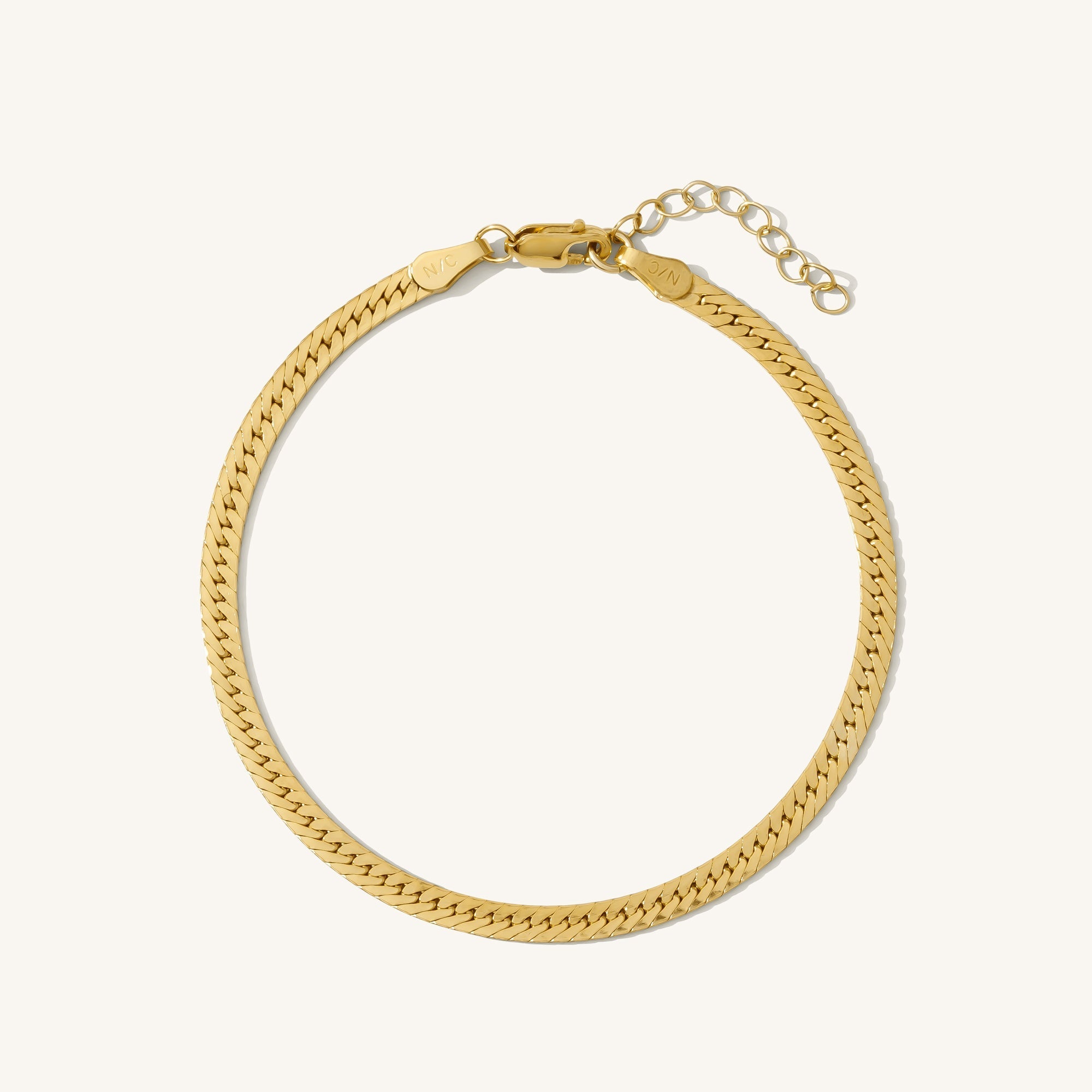 Gold Herringbone Bracelet