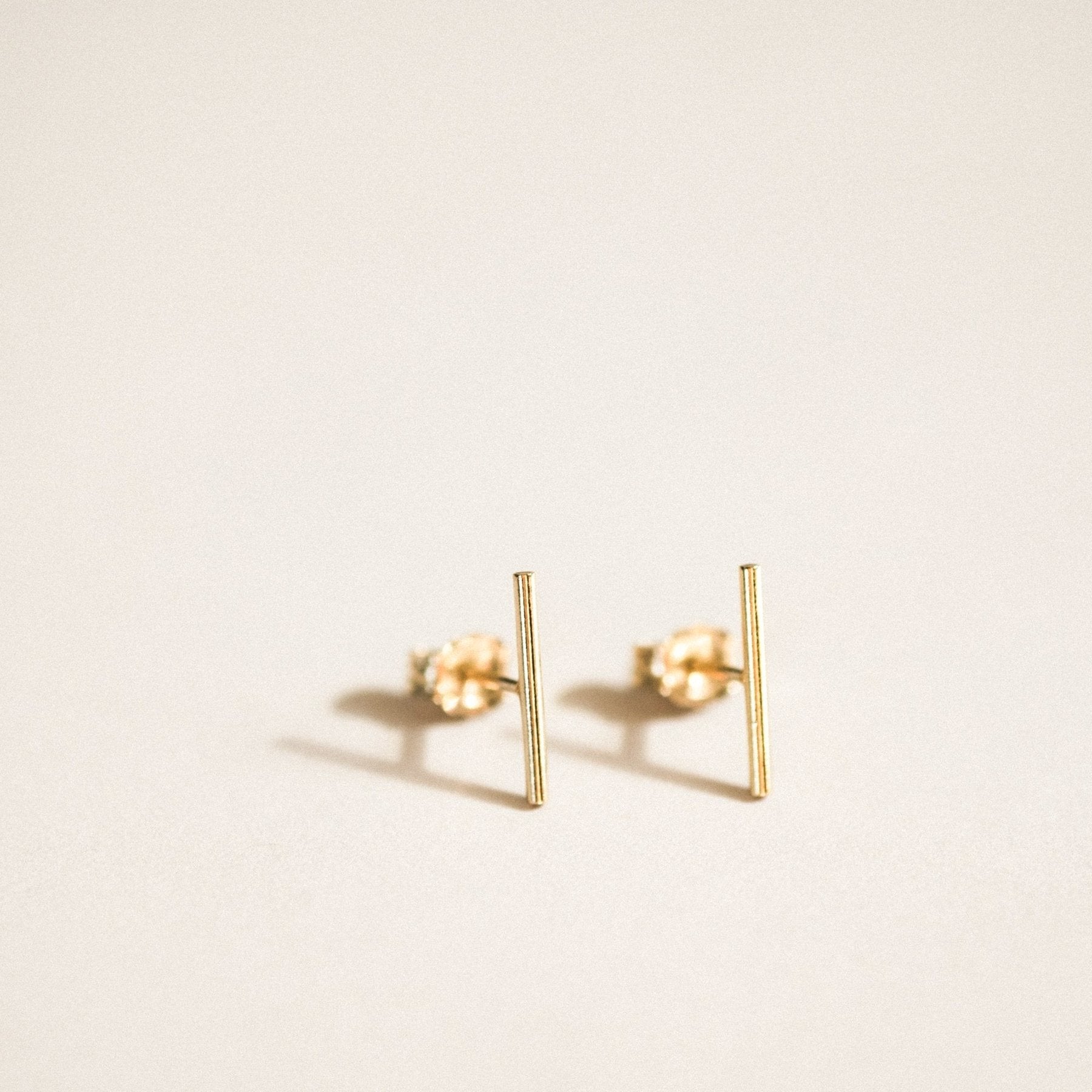 Bar Stud Earrings