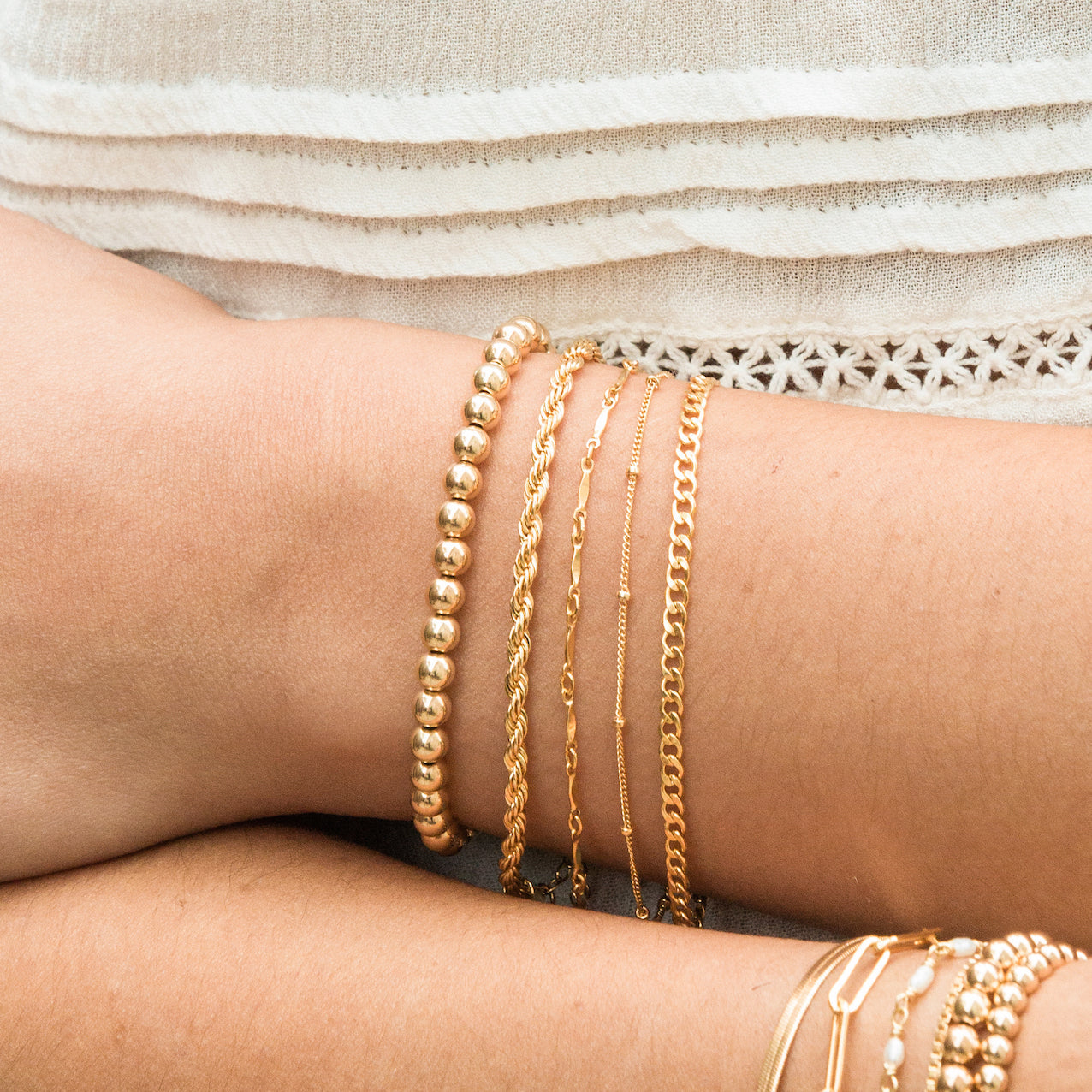 Chunky Rope Chain Bracelet