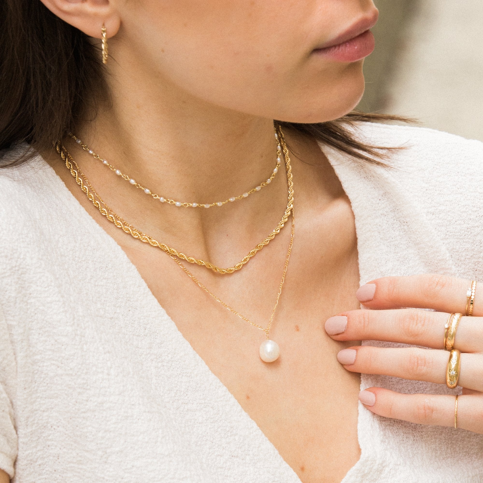 Chunky Rope Chain Necklace