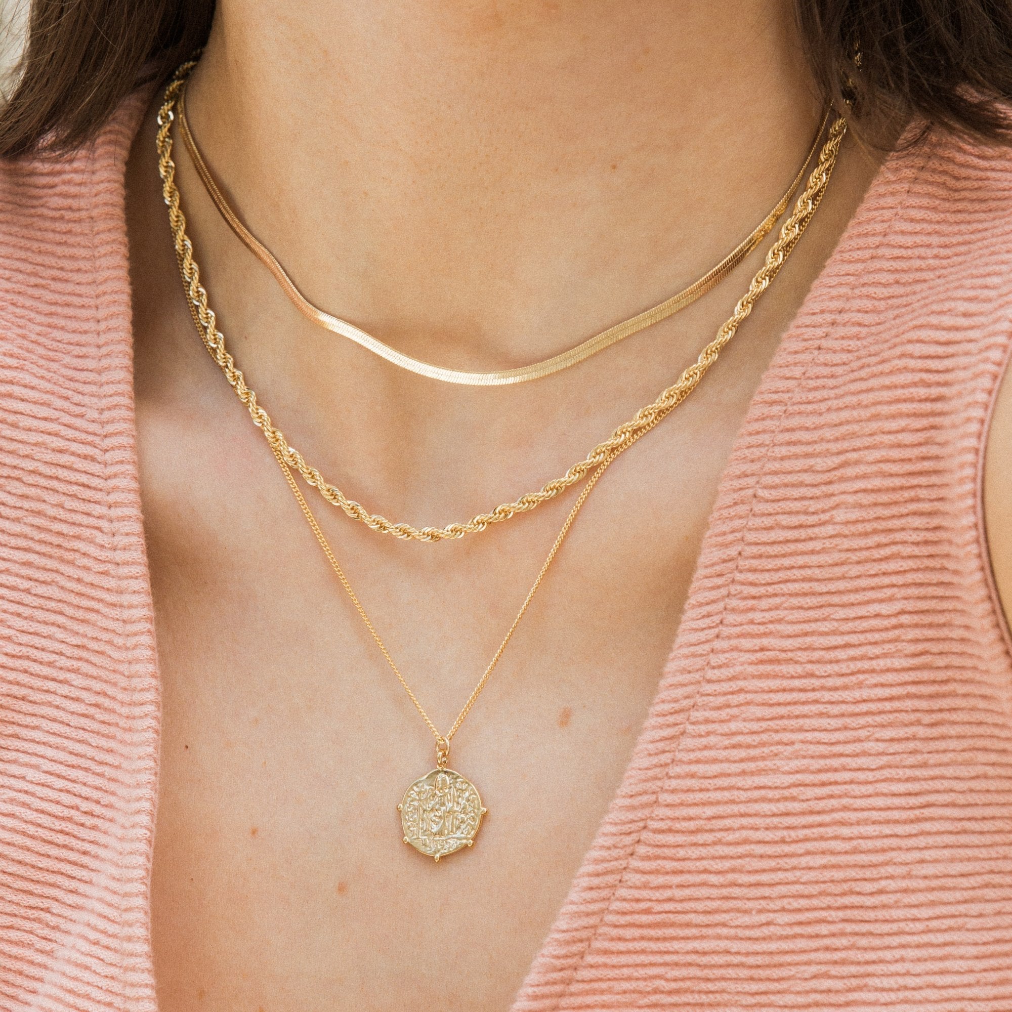 Chunky Rope Chain Necklace