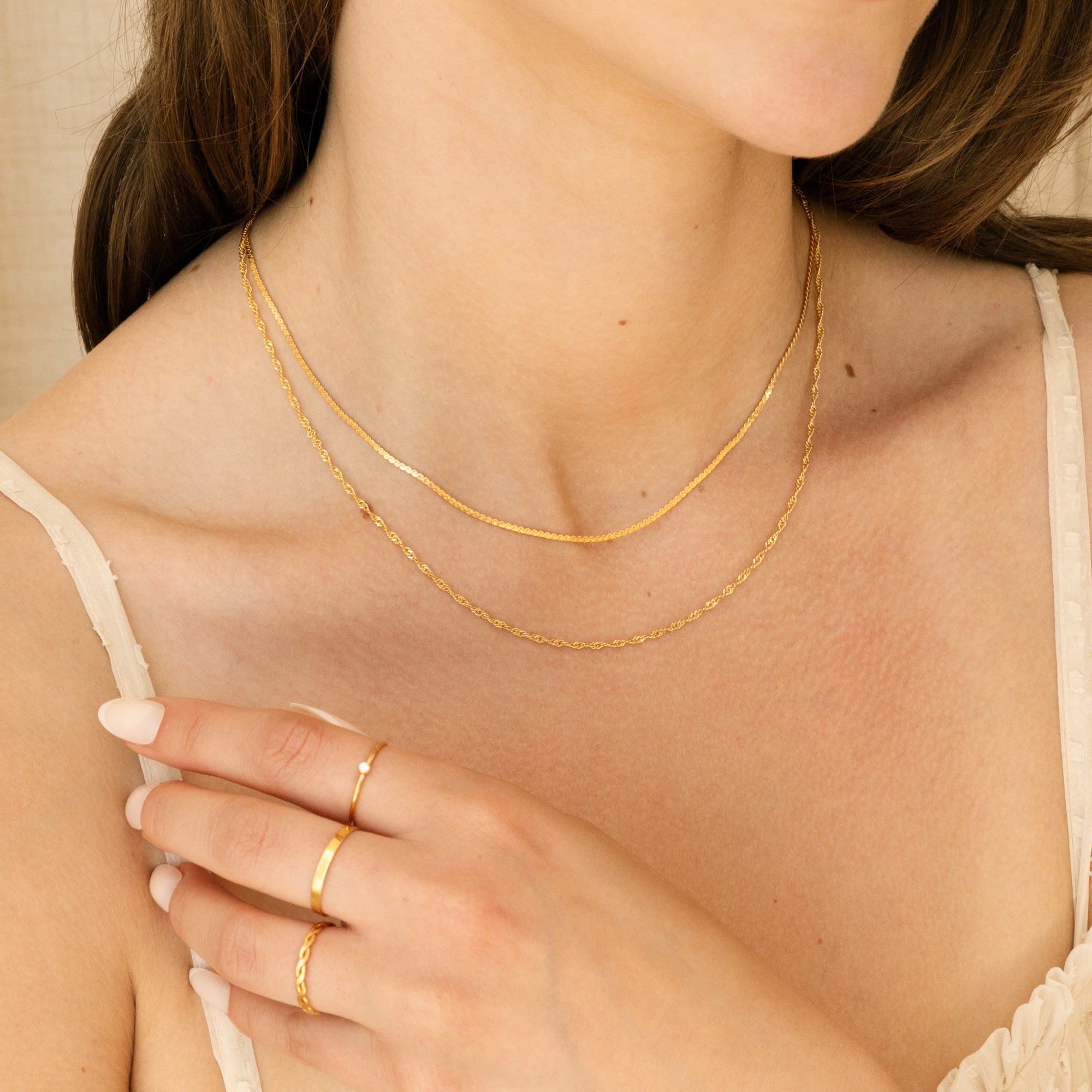 Dainty Serpentine Chain Necklace