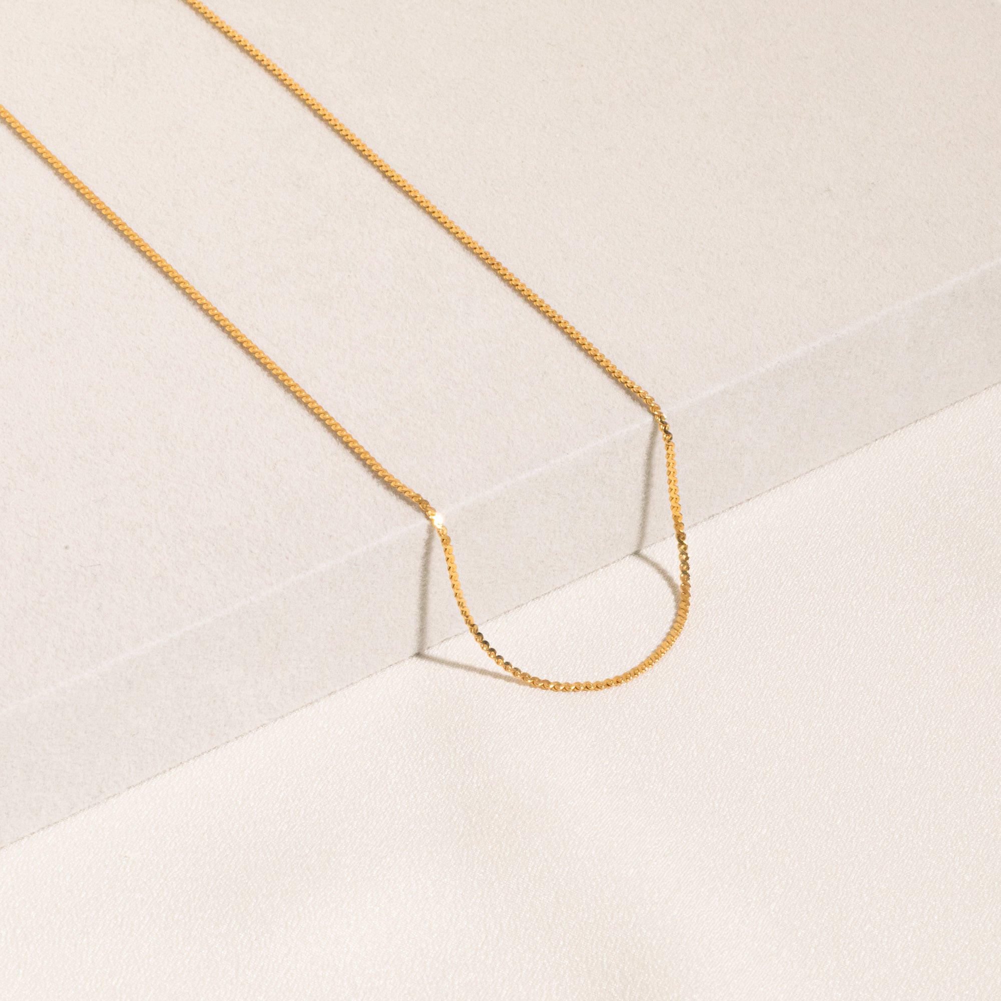 Dainty Serpentine Chain Necklace