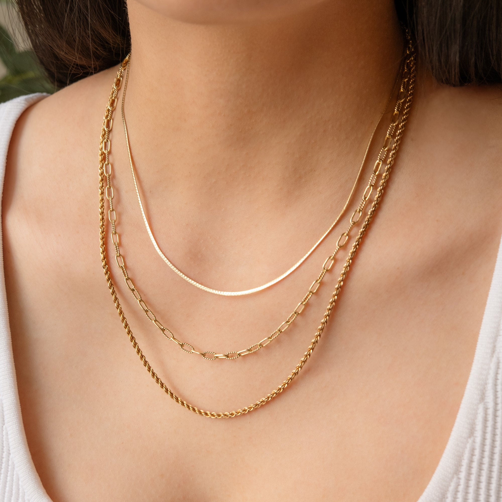 French Rope Chain Necklace