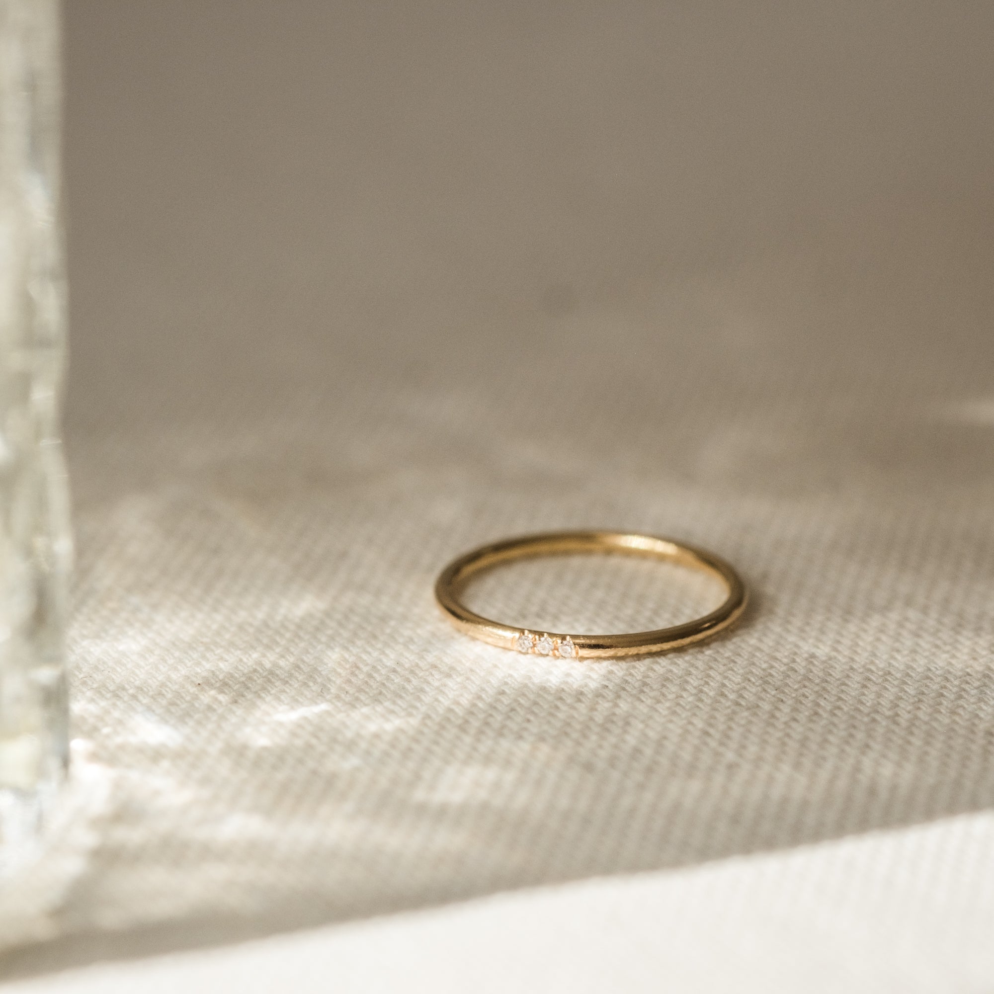 Triple Pavé CZ Stacking Ring