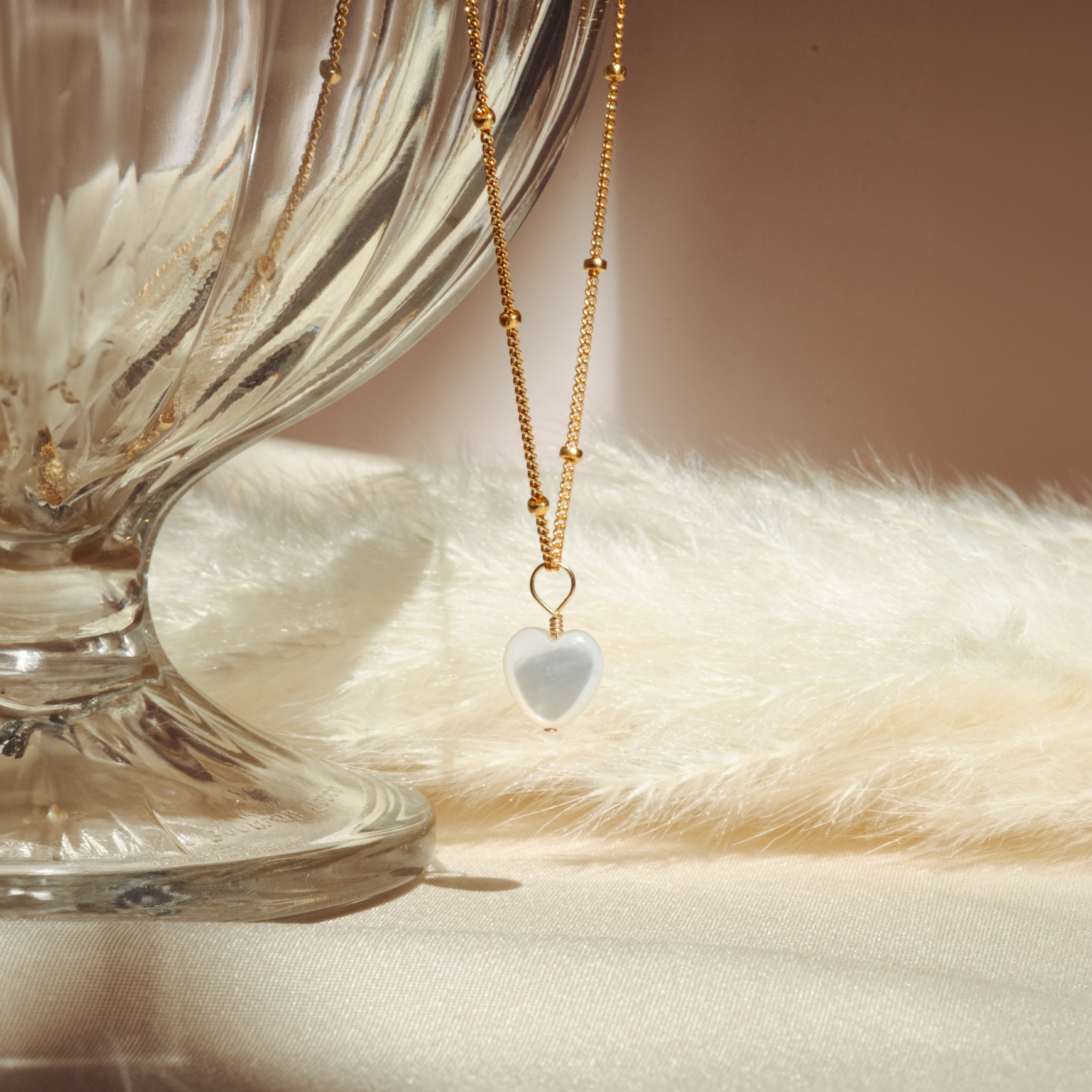 Pearl Heart Necklace