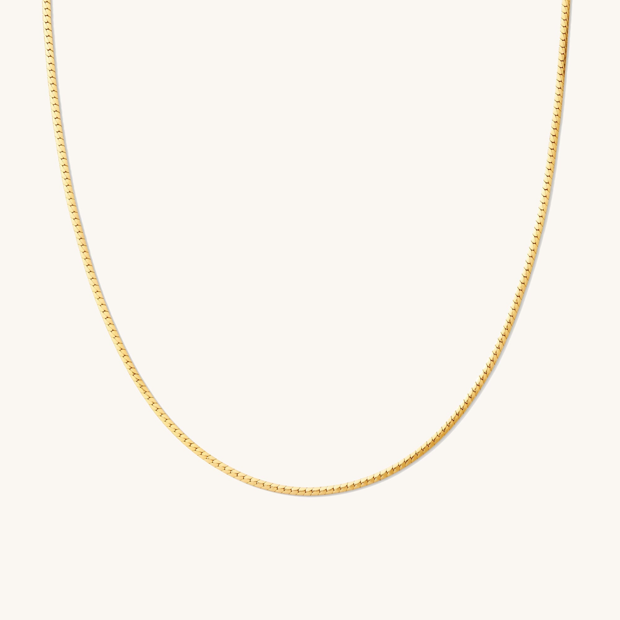 Dainty Herringbone Necklace