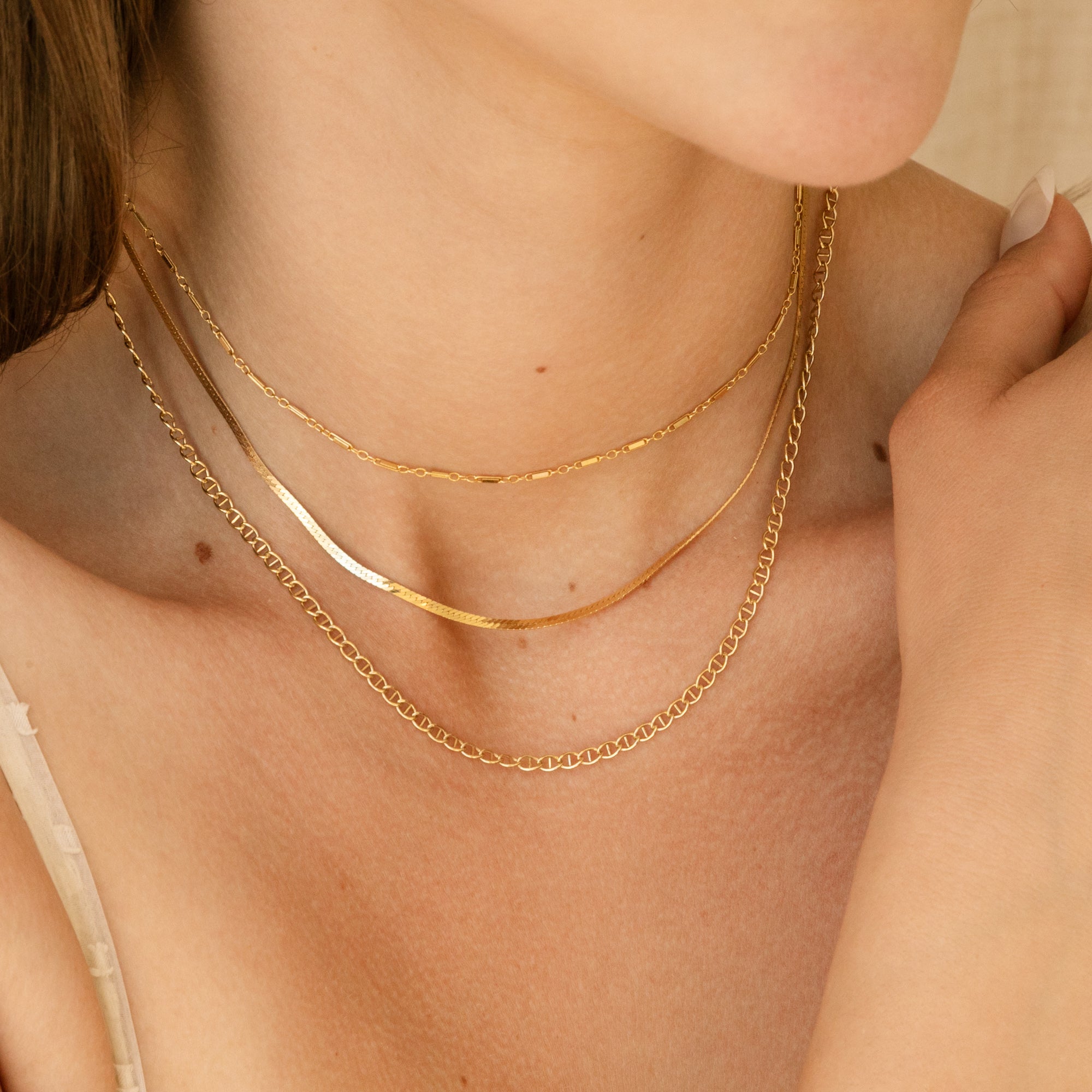 Dainty Shimmer Chain Necklace