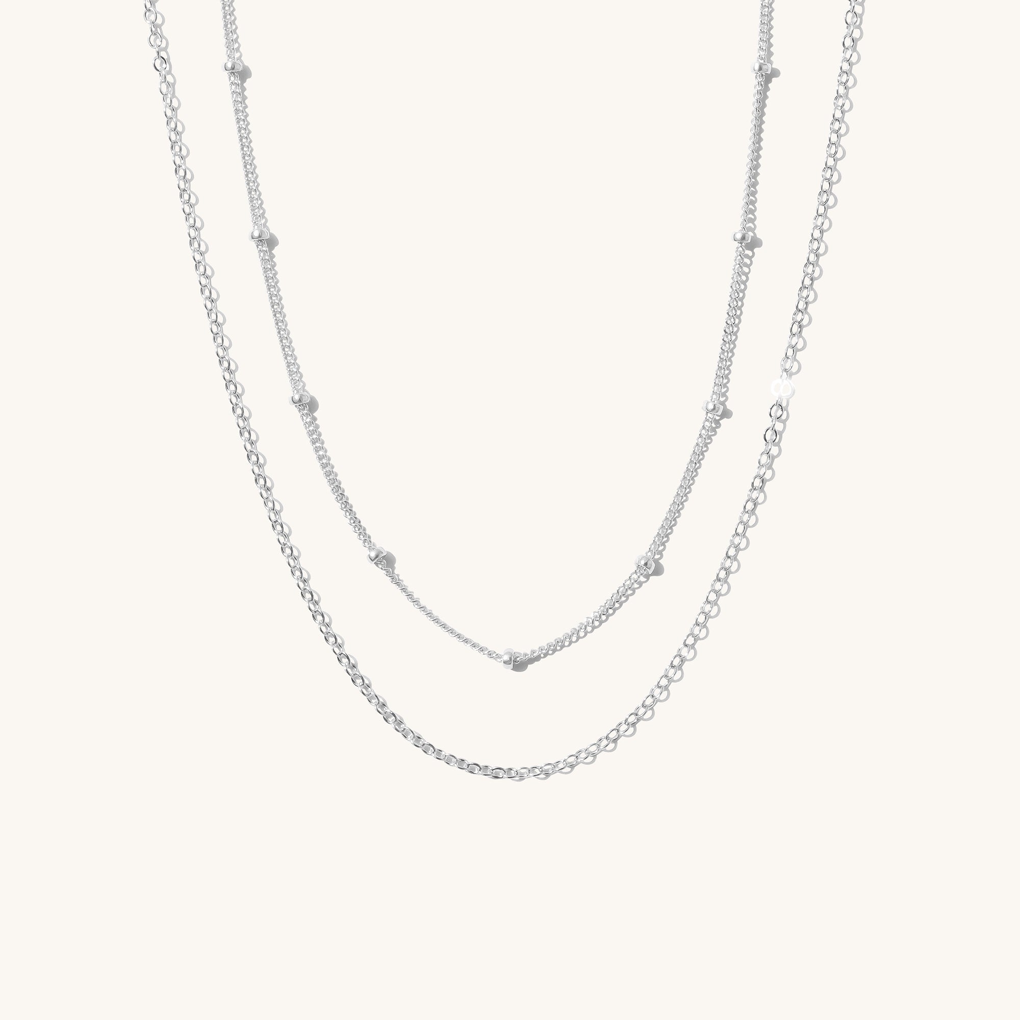 Dainty Chain Necklace Set