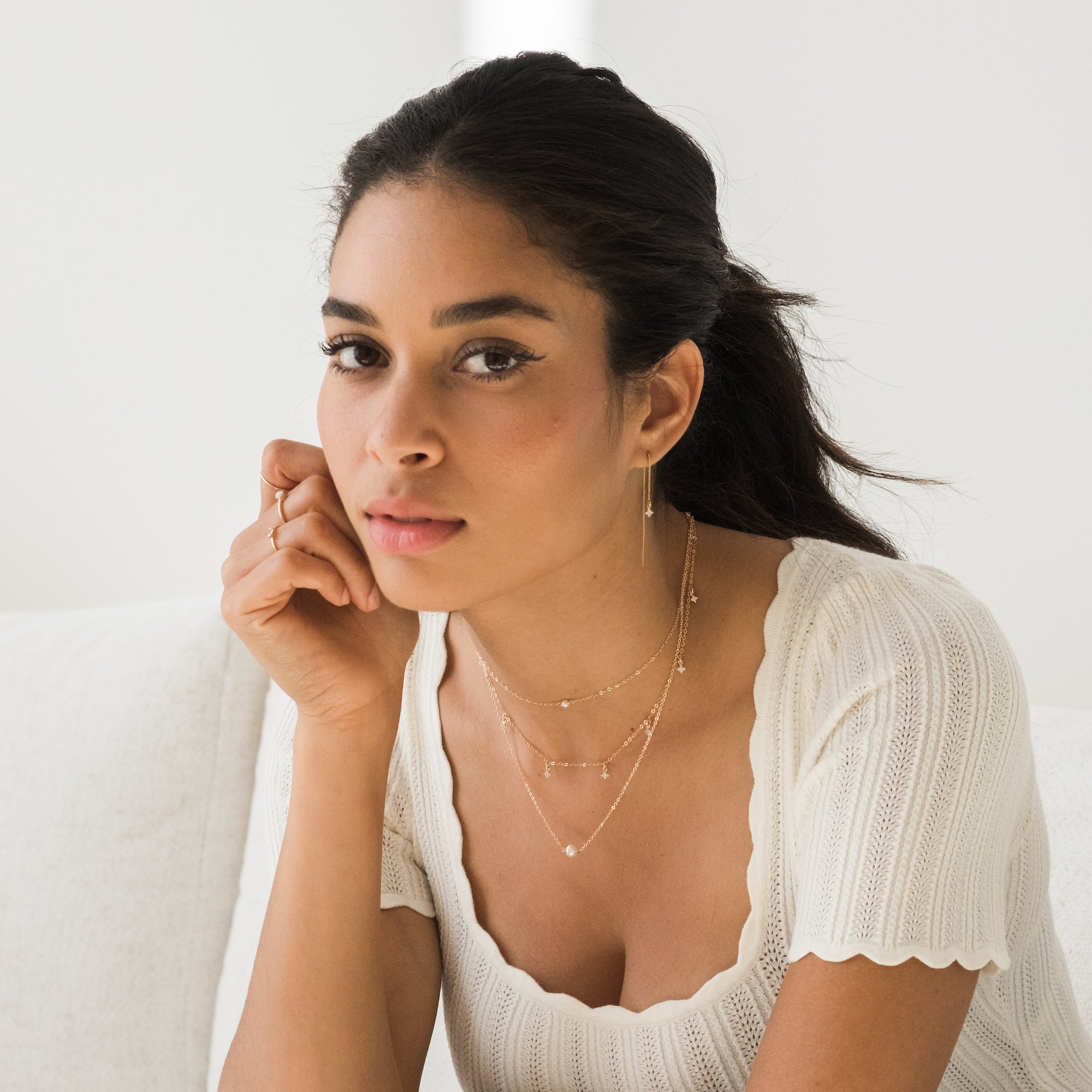 Dangling Stardust Necklace