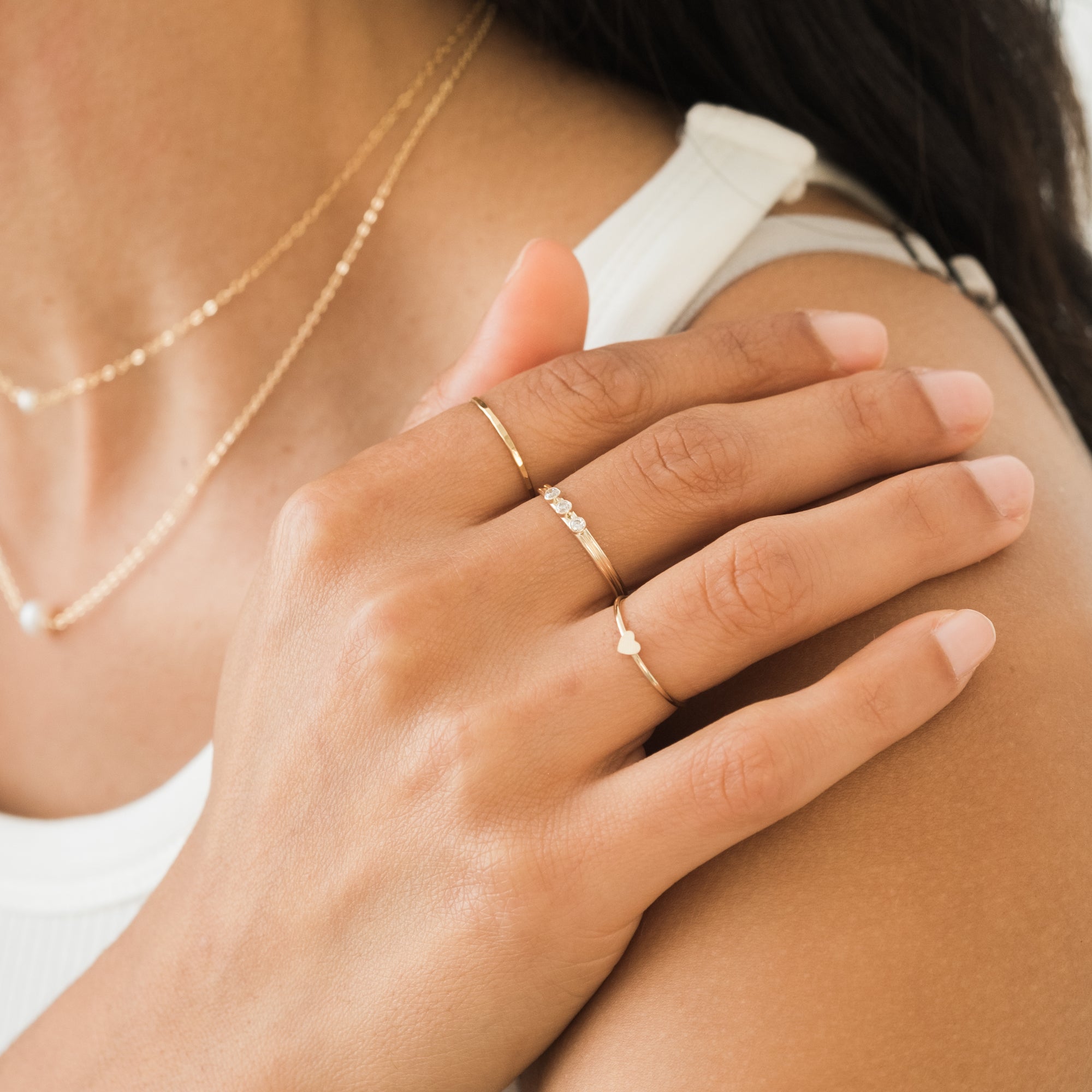 Dapped Stacking Ring