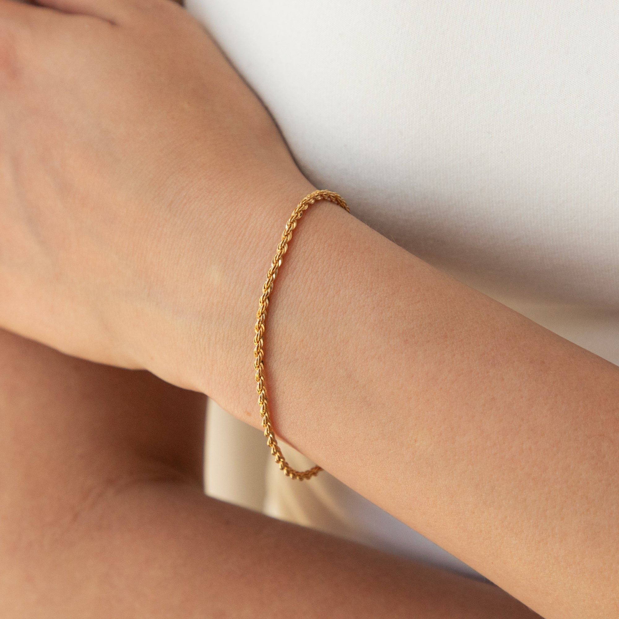 French Rope Chain Bracelet