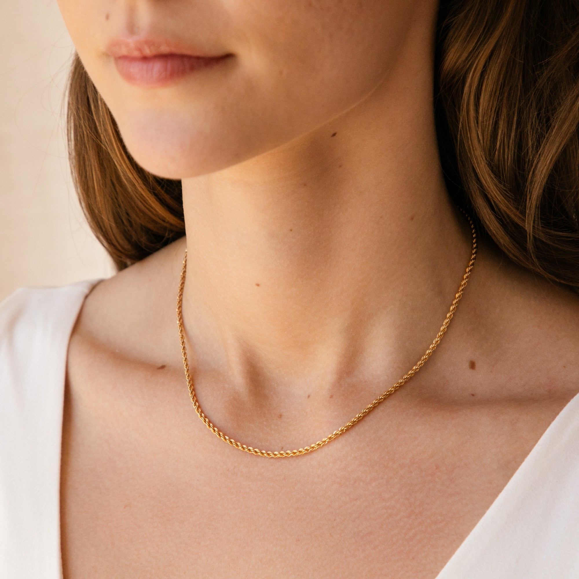 French Rope Chain Necklace