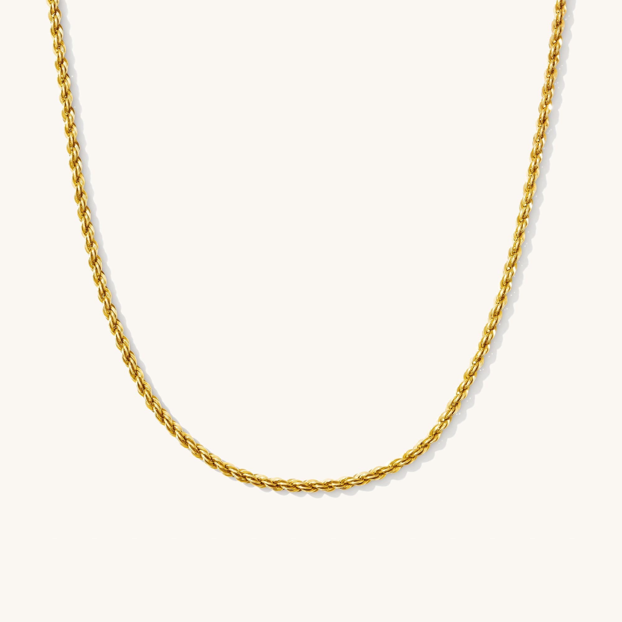 French Rope Chain Necklace