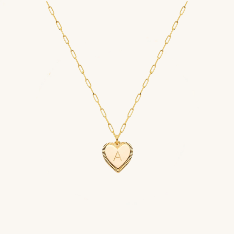 Initial Heart Necklace