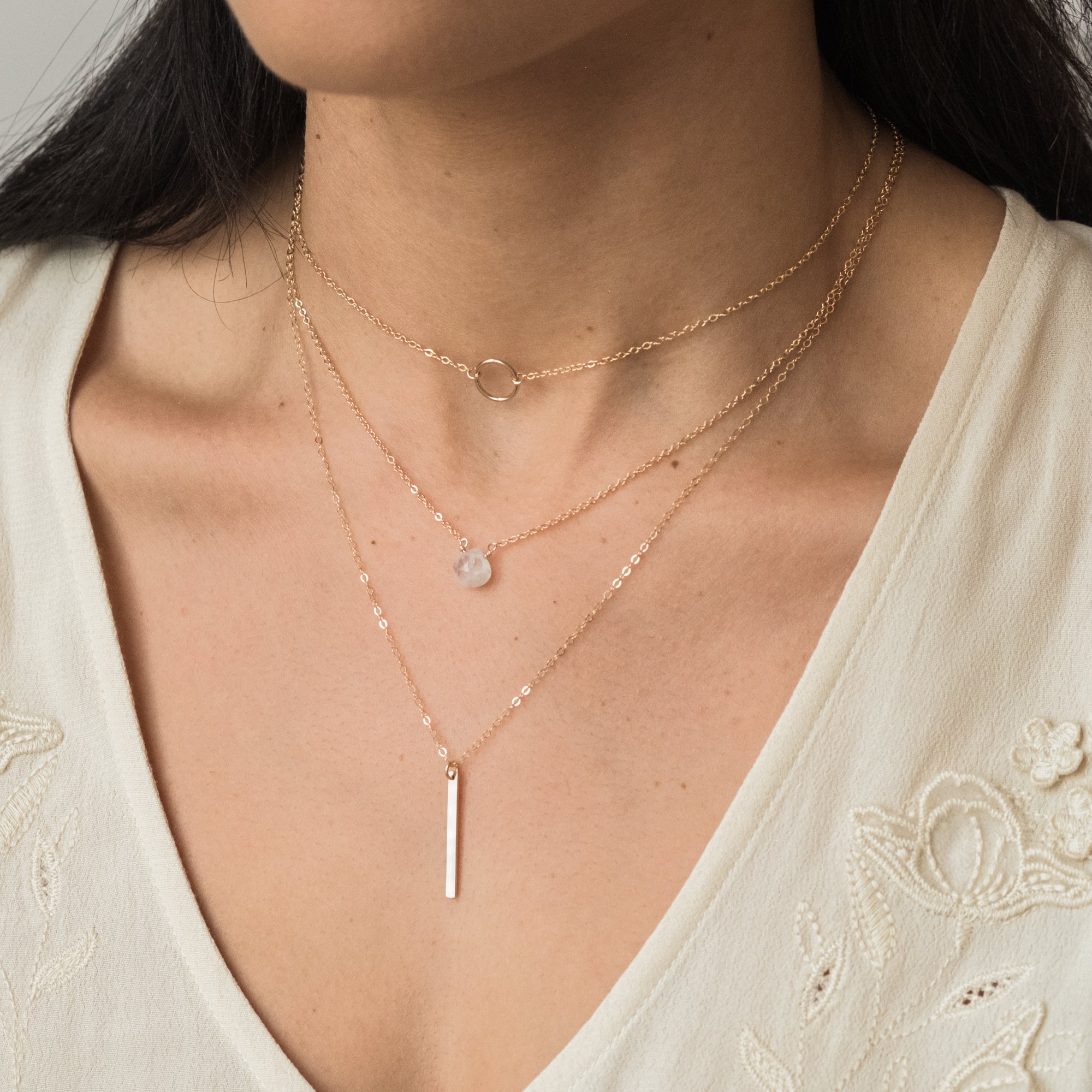 Hanging Bar Necklace