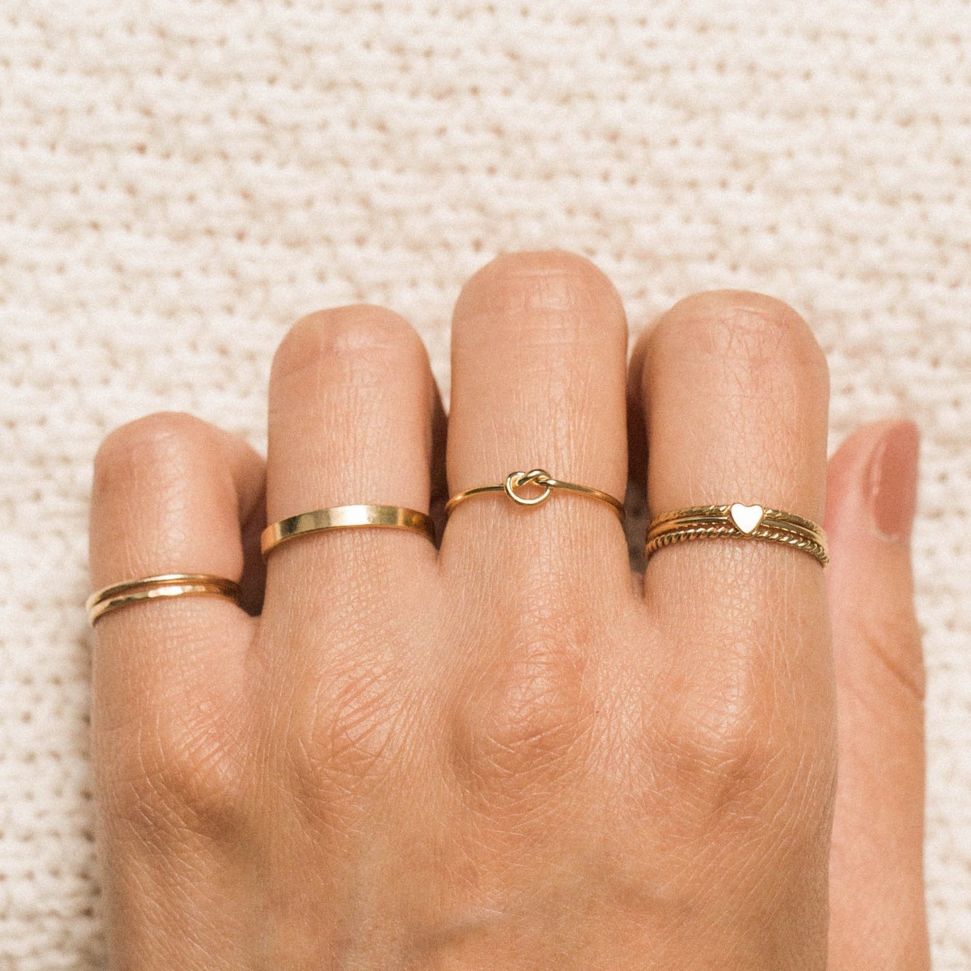 Heart Stacking Ring