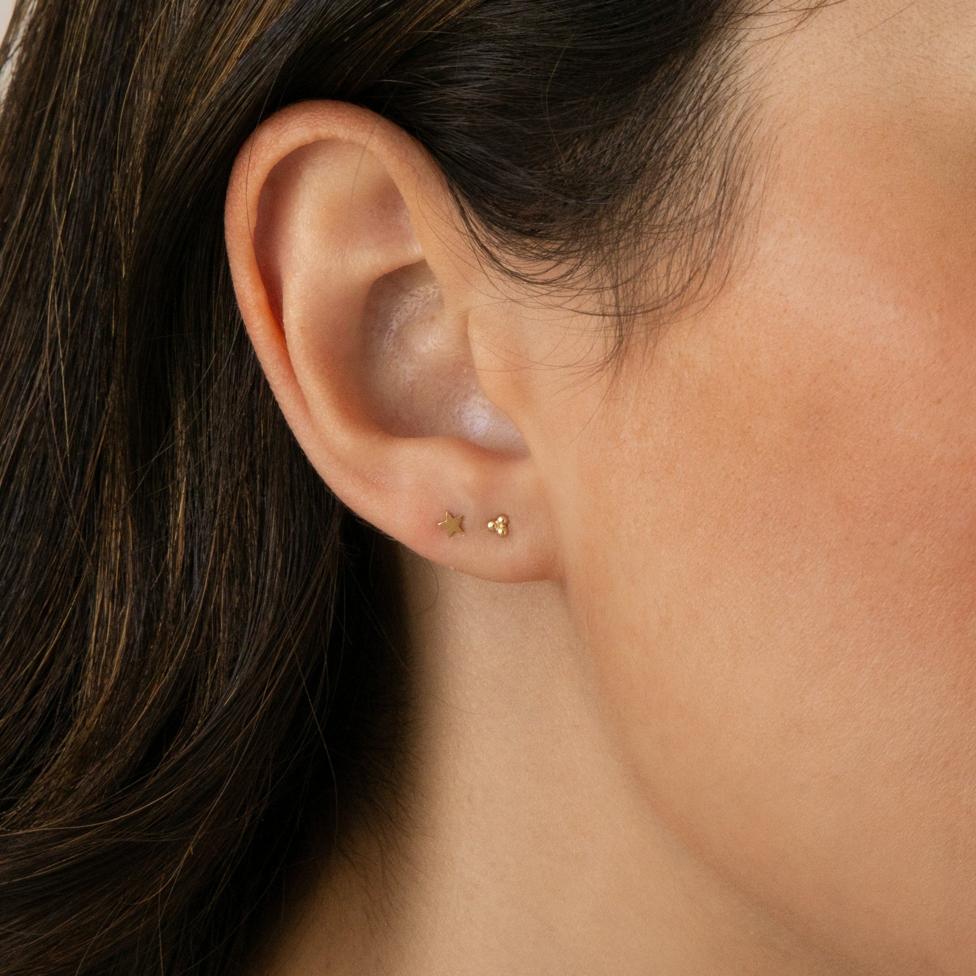 Tiny Star Stud Earrings