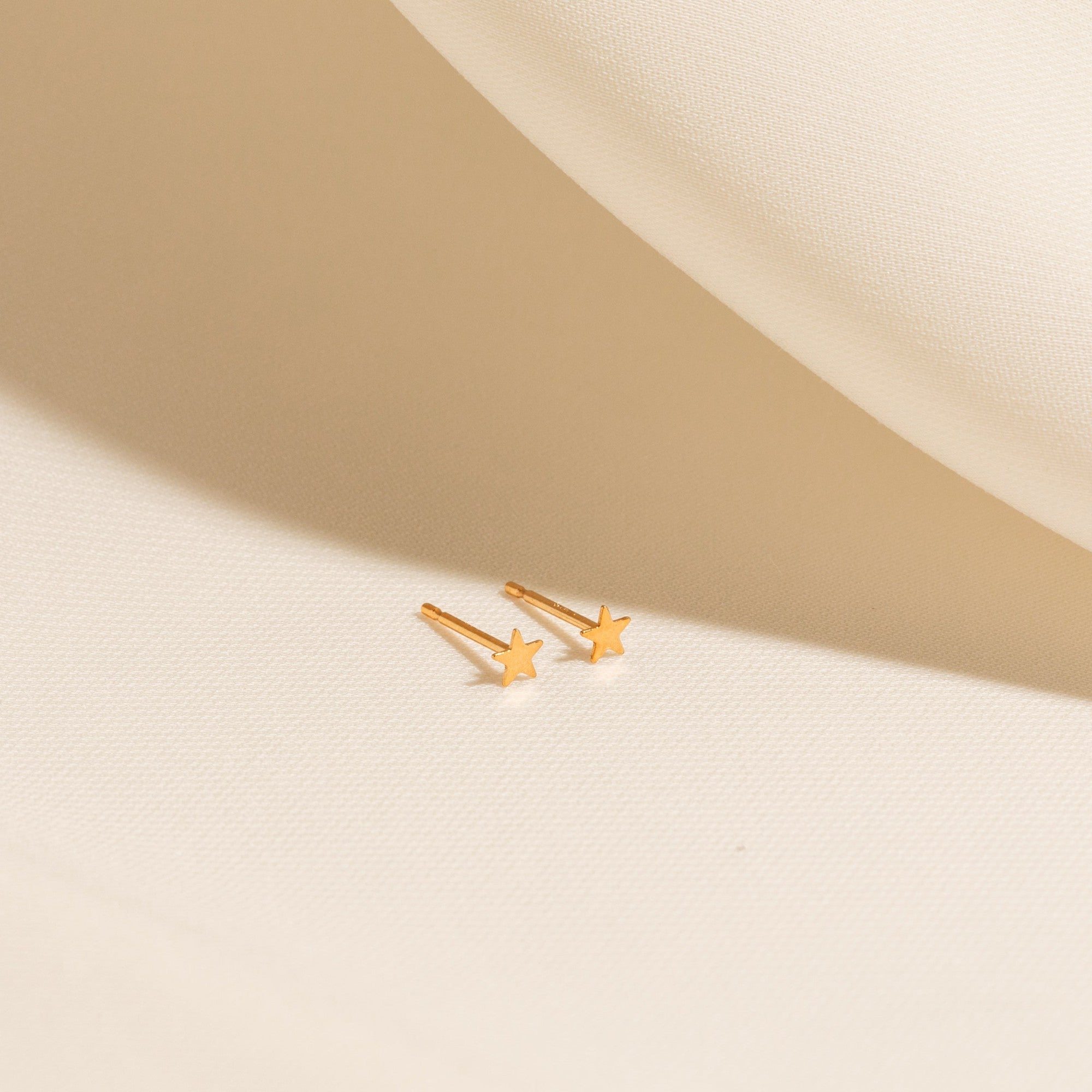 Tiny Star Stud Earrings
