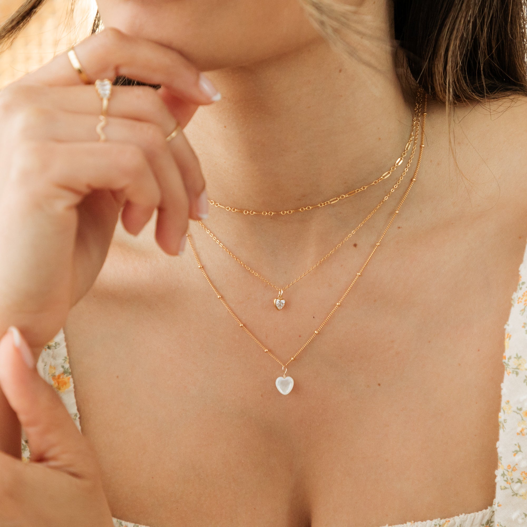 Pearl Heart Necklace