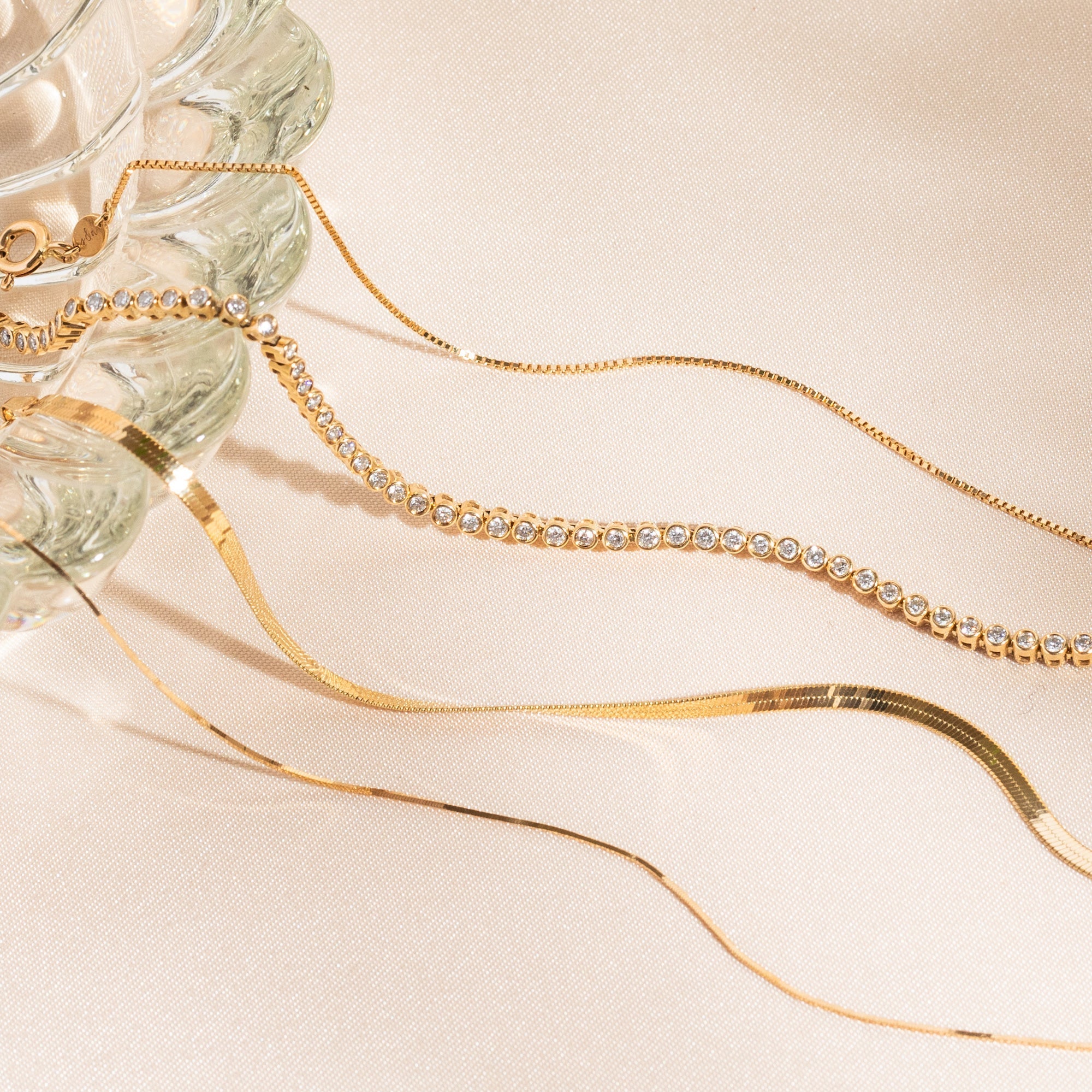 Diamond Bezel Tennis Bracelet