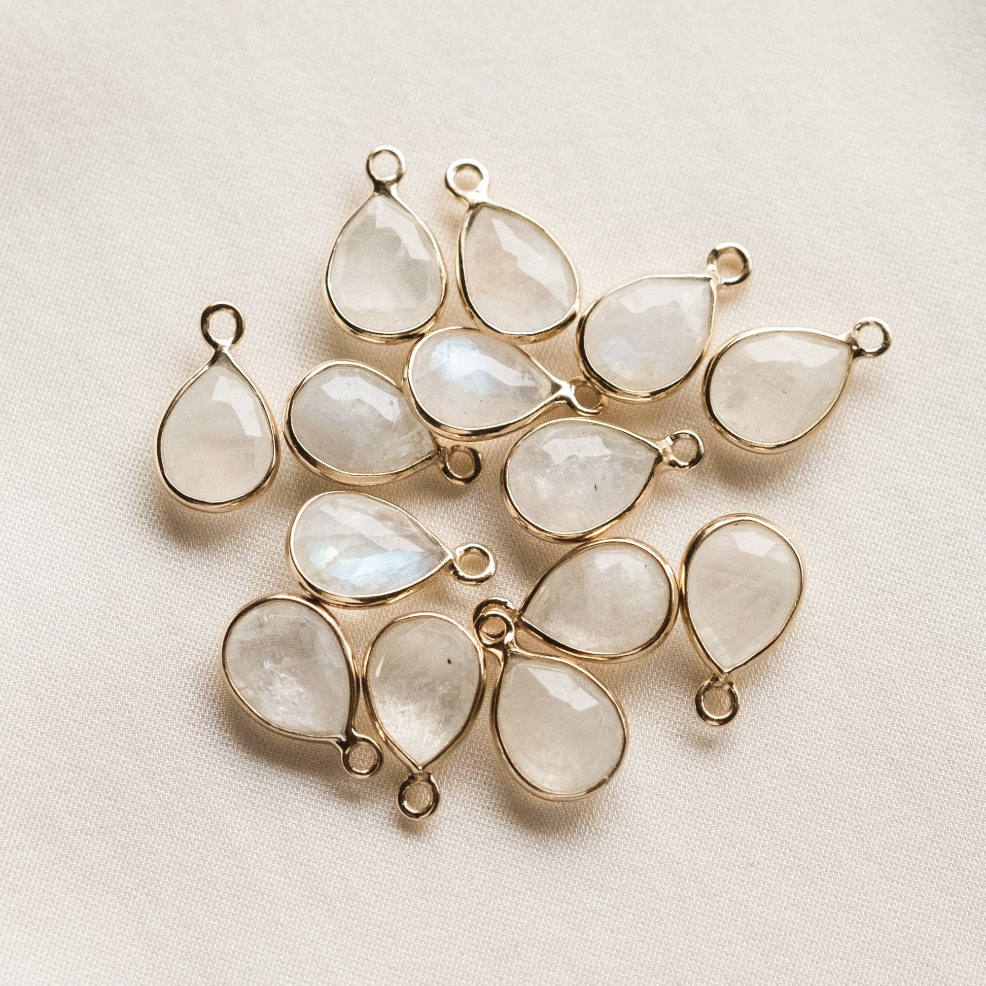 Moonstone Teardrop Necklace