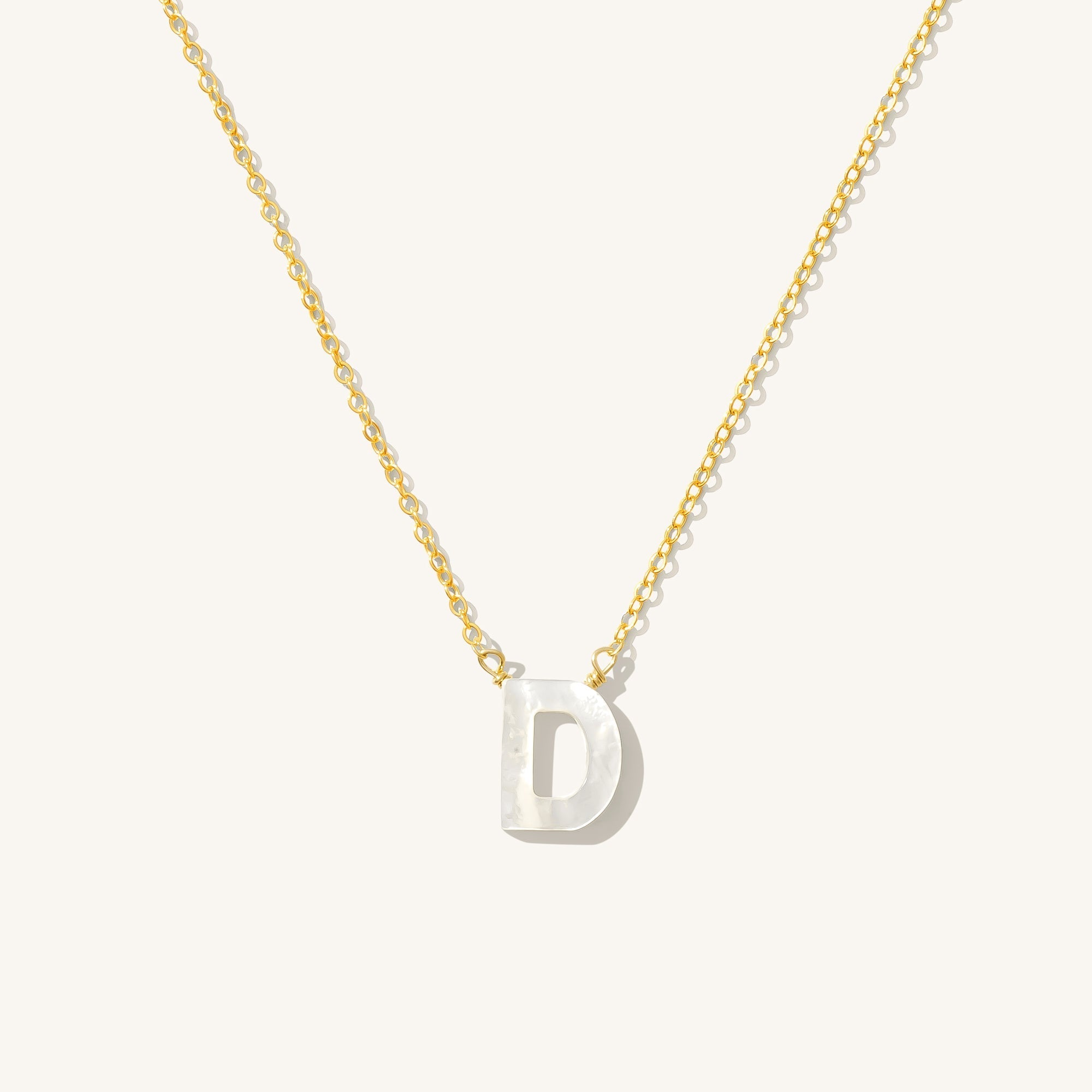 Pearl Initial Necklace