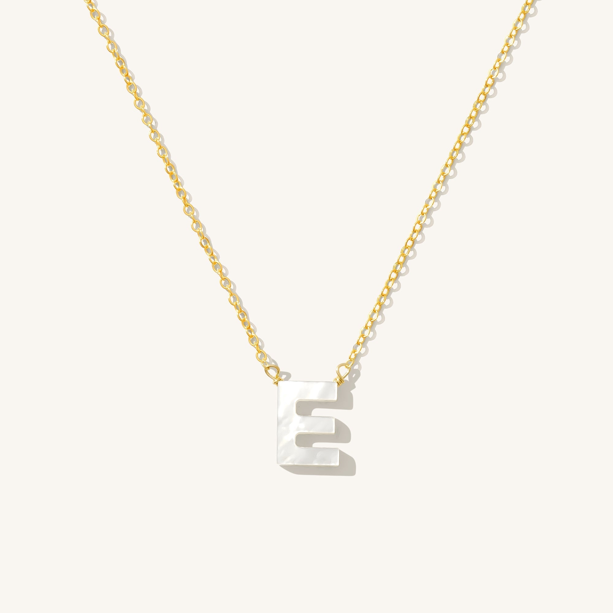 Pearl Initial Necklace