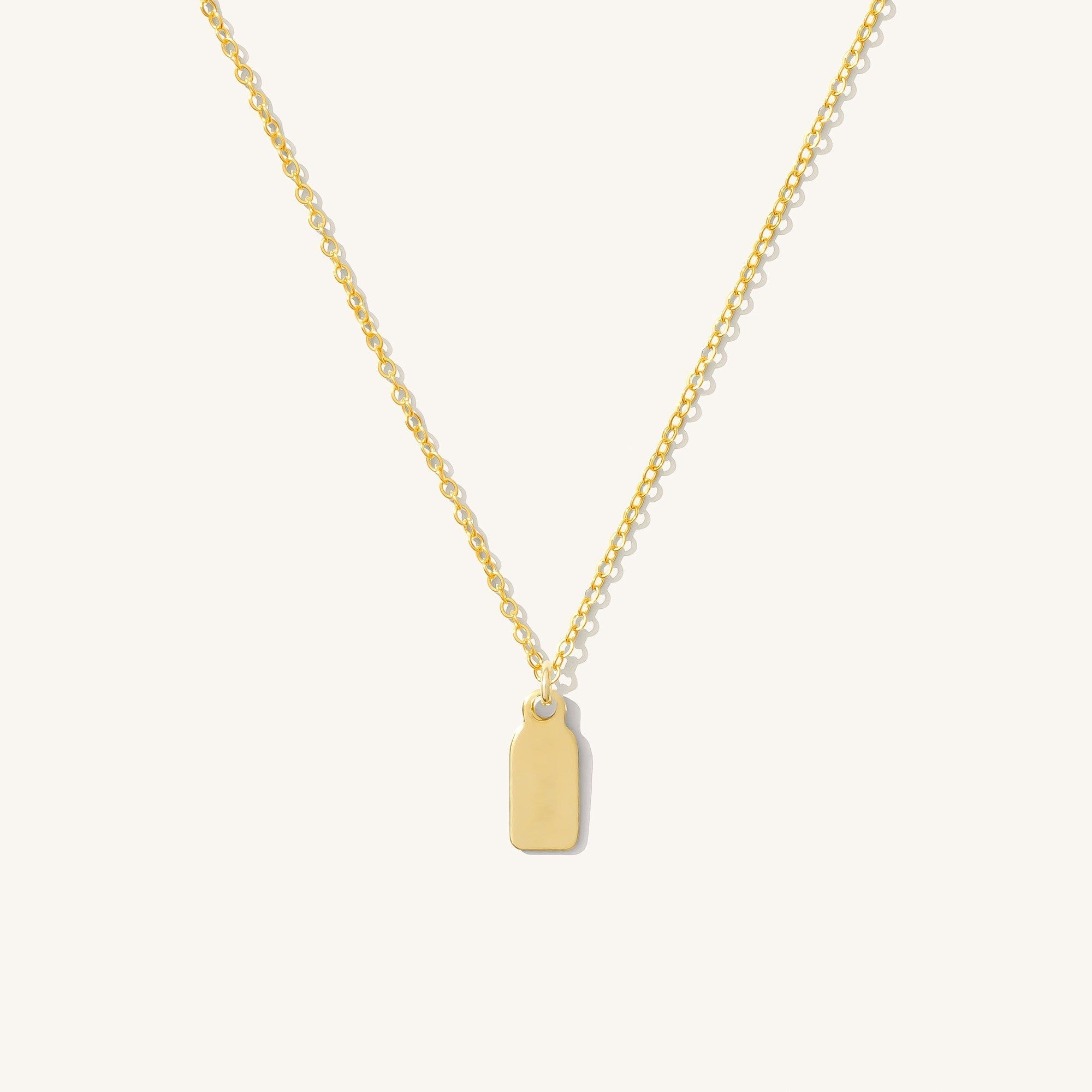 Dainty Tag Necklace