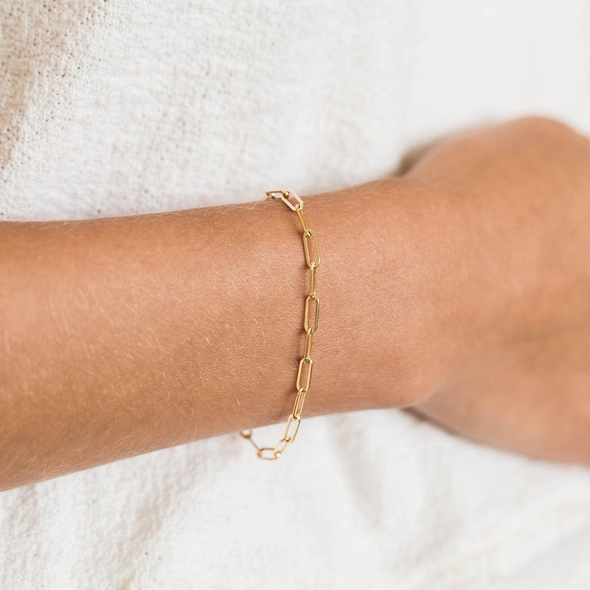 Paperclip Chain Bracelet