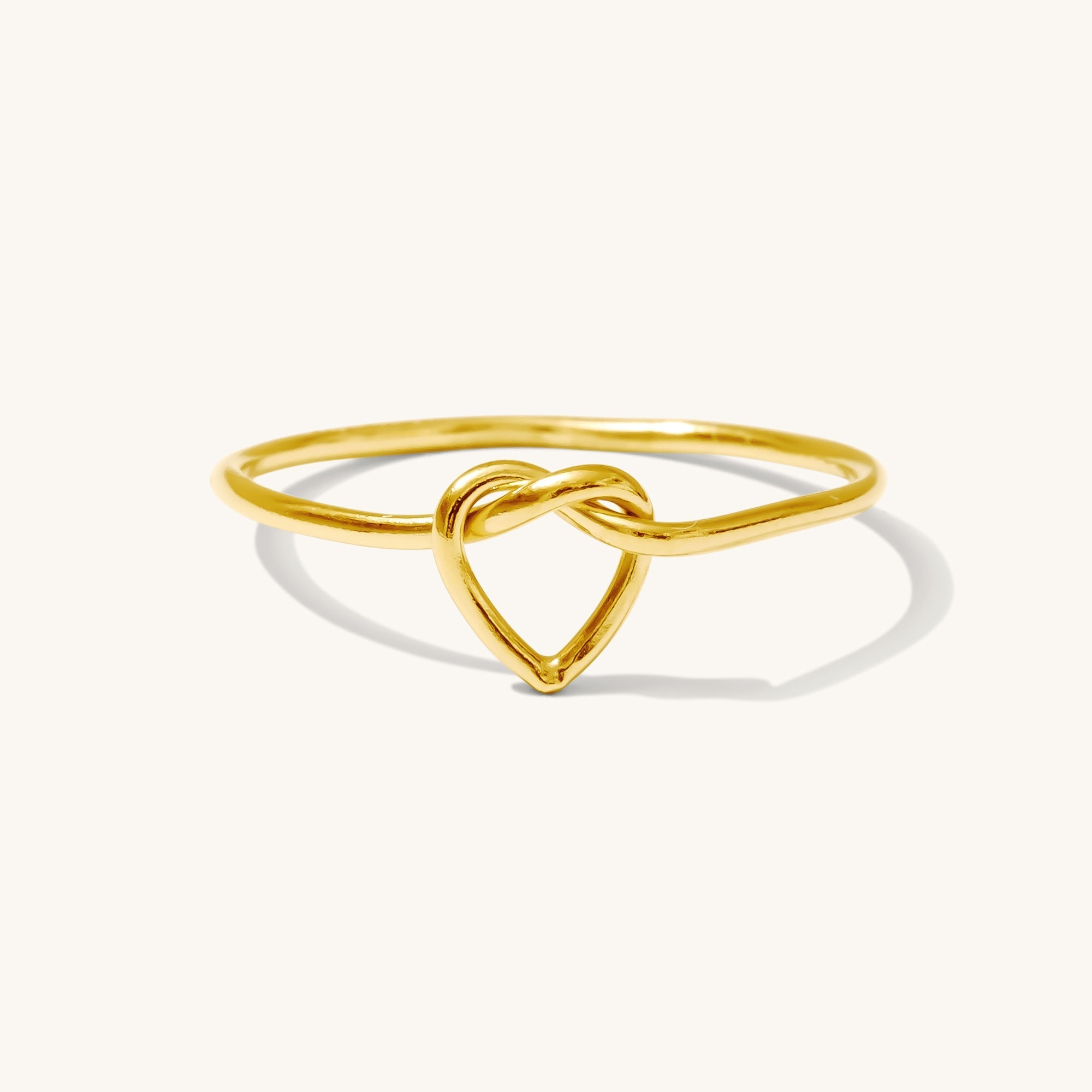Heart Love Knot Ring