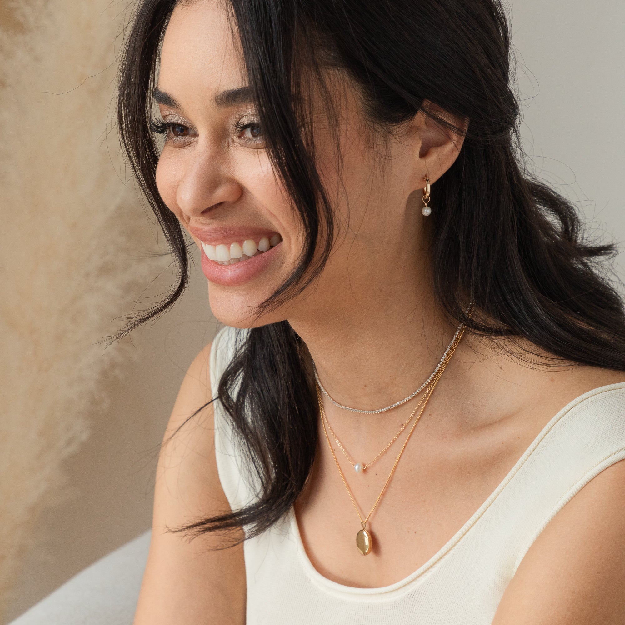 Oval Locket Necklace