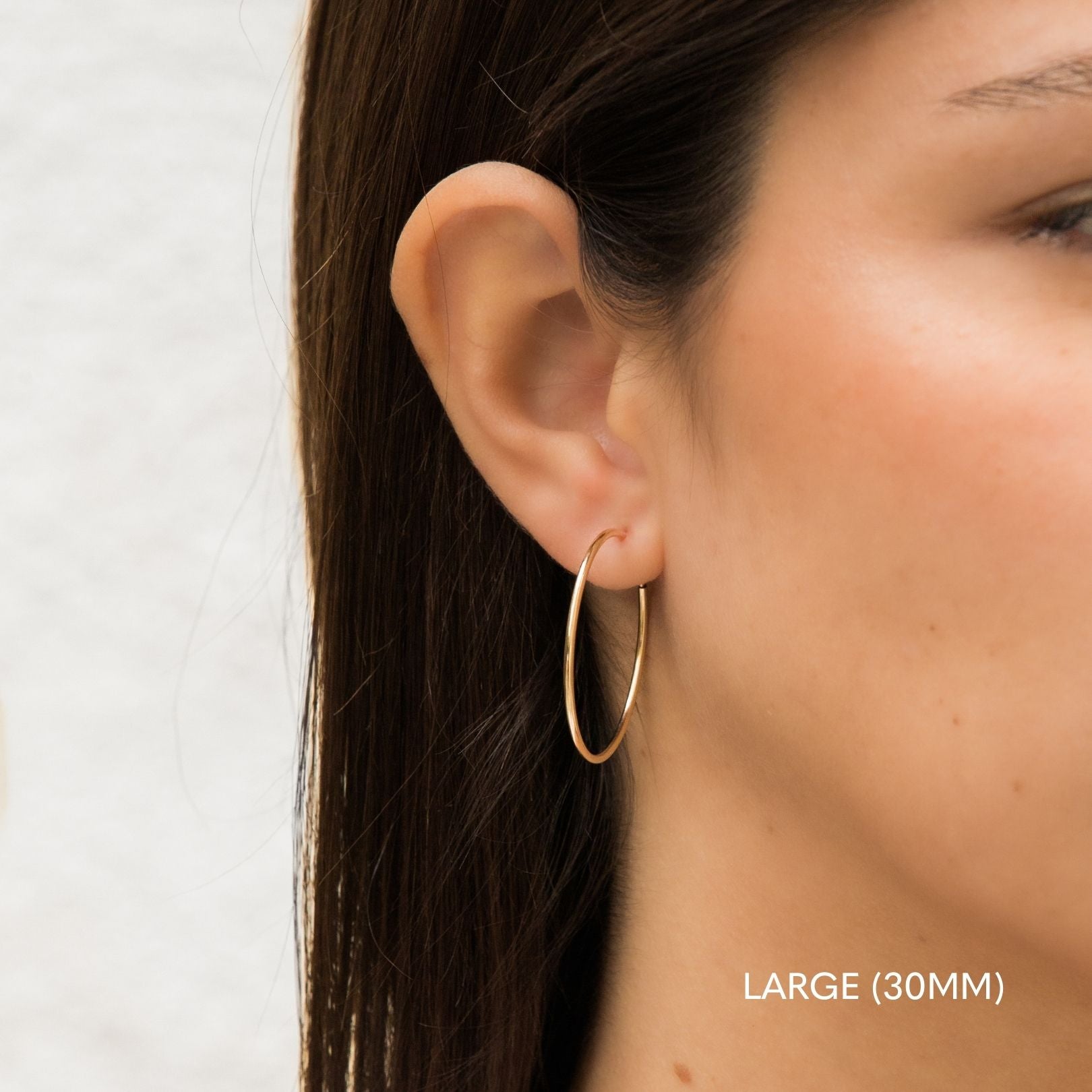 Thin Hoop Earrings