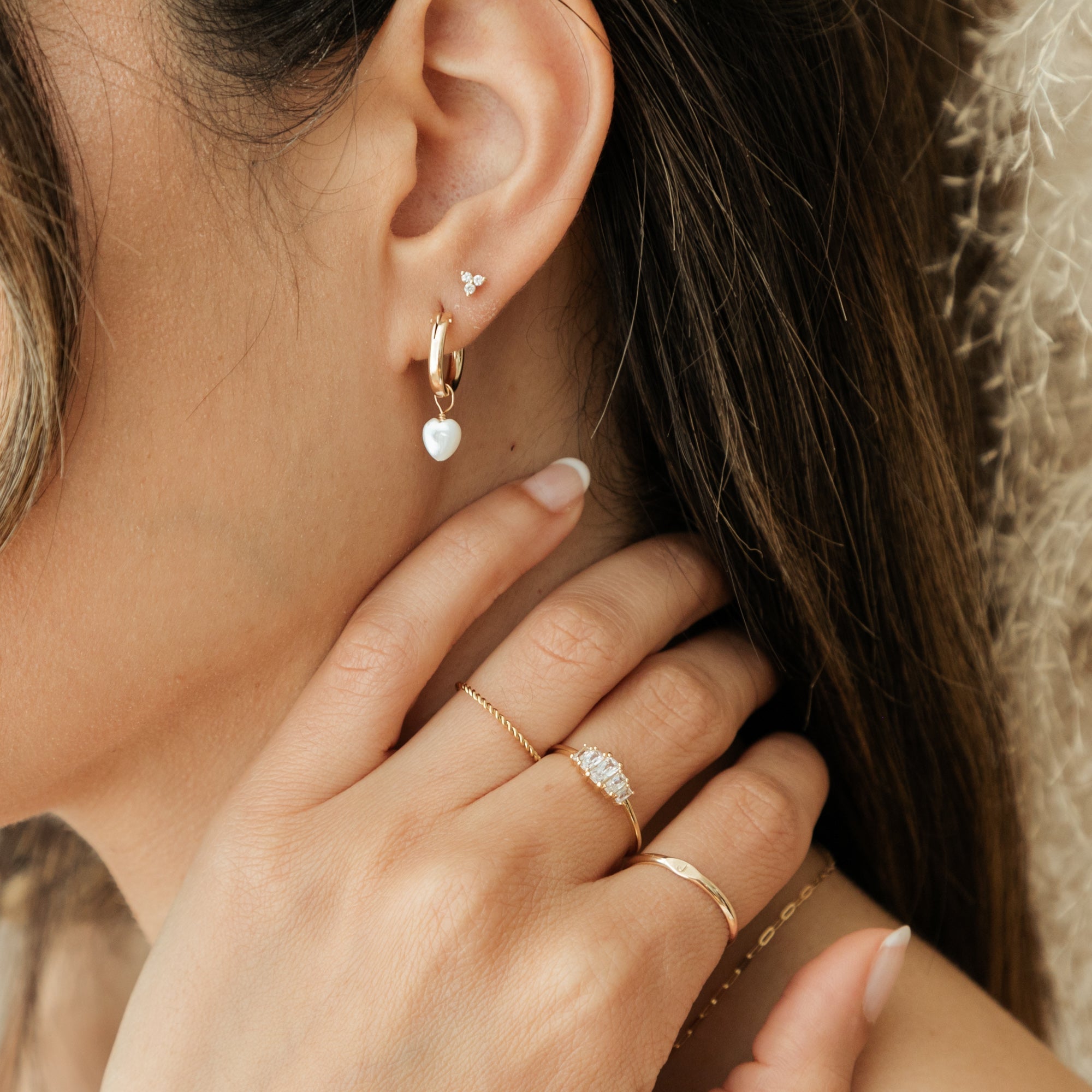 Baguette Cluster Ring