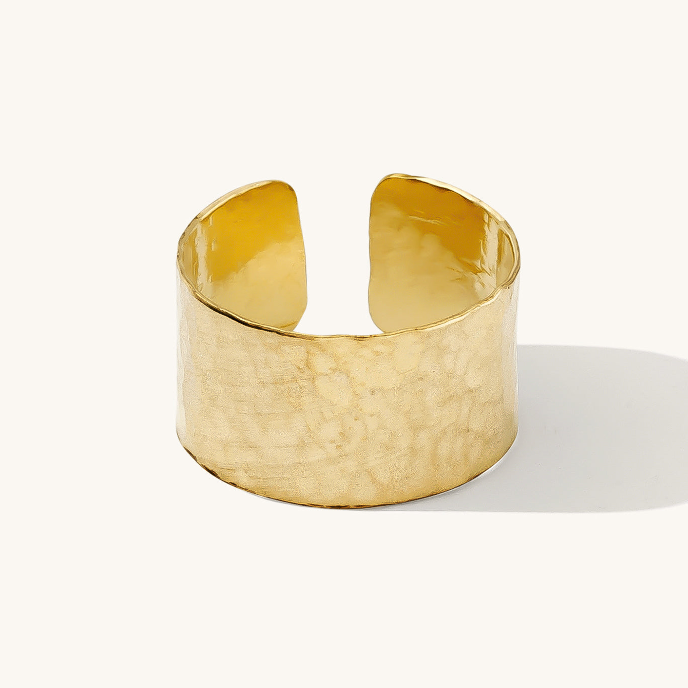 Hammered Cuff Ring