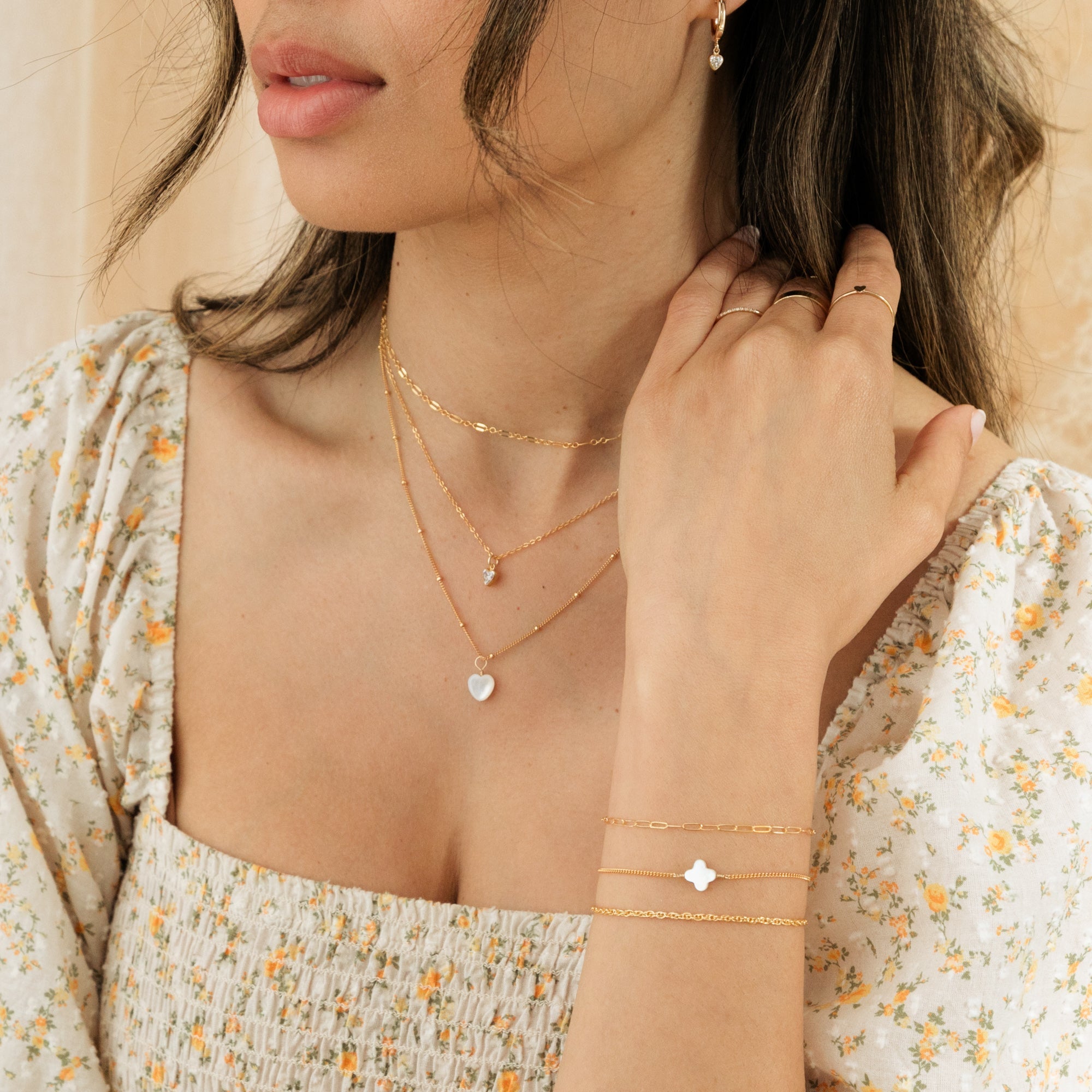 Dainty Lace Chain Necklace