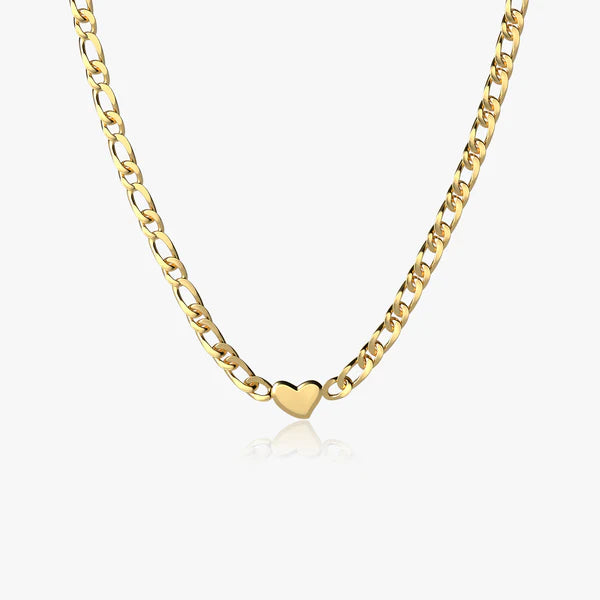 Heart Link Chain Necklace