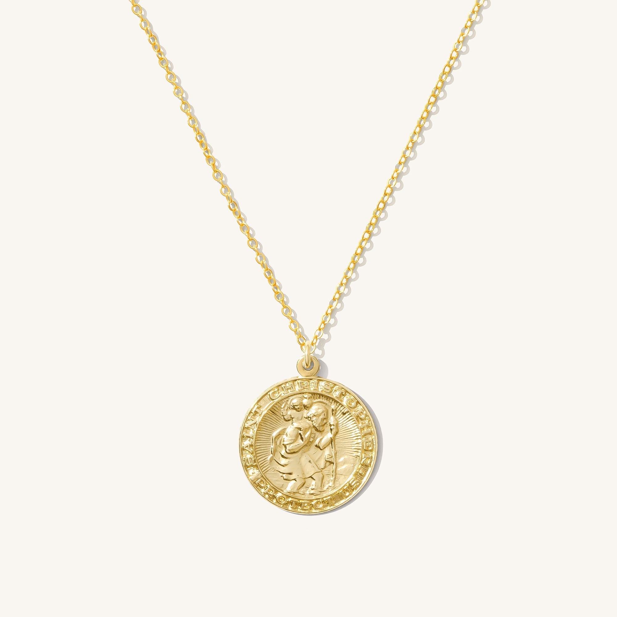 St. Christopher Medallion Necklace