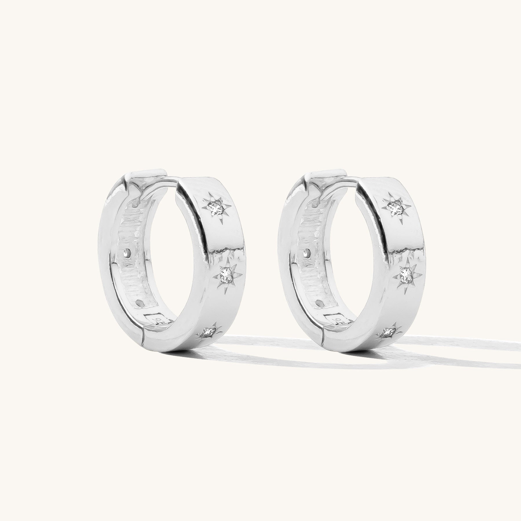 Starburst Huggie Earrings