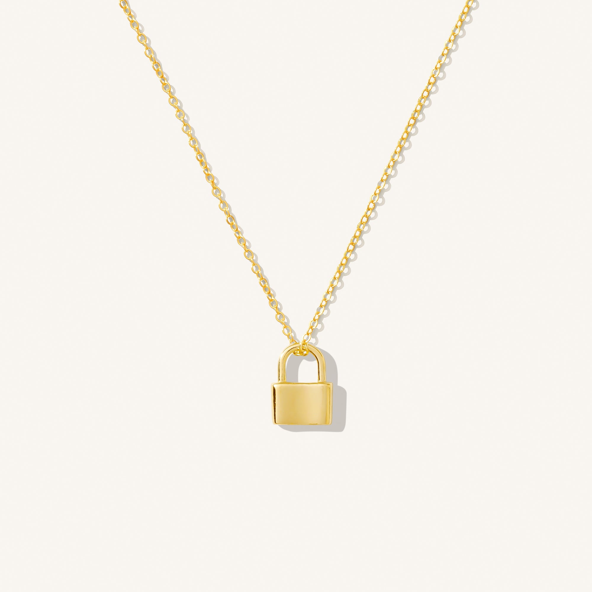 Tiny Lock Necklace