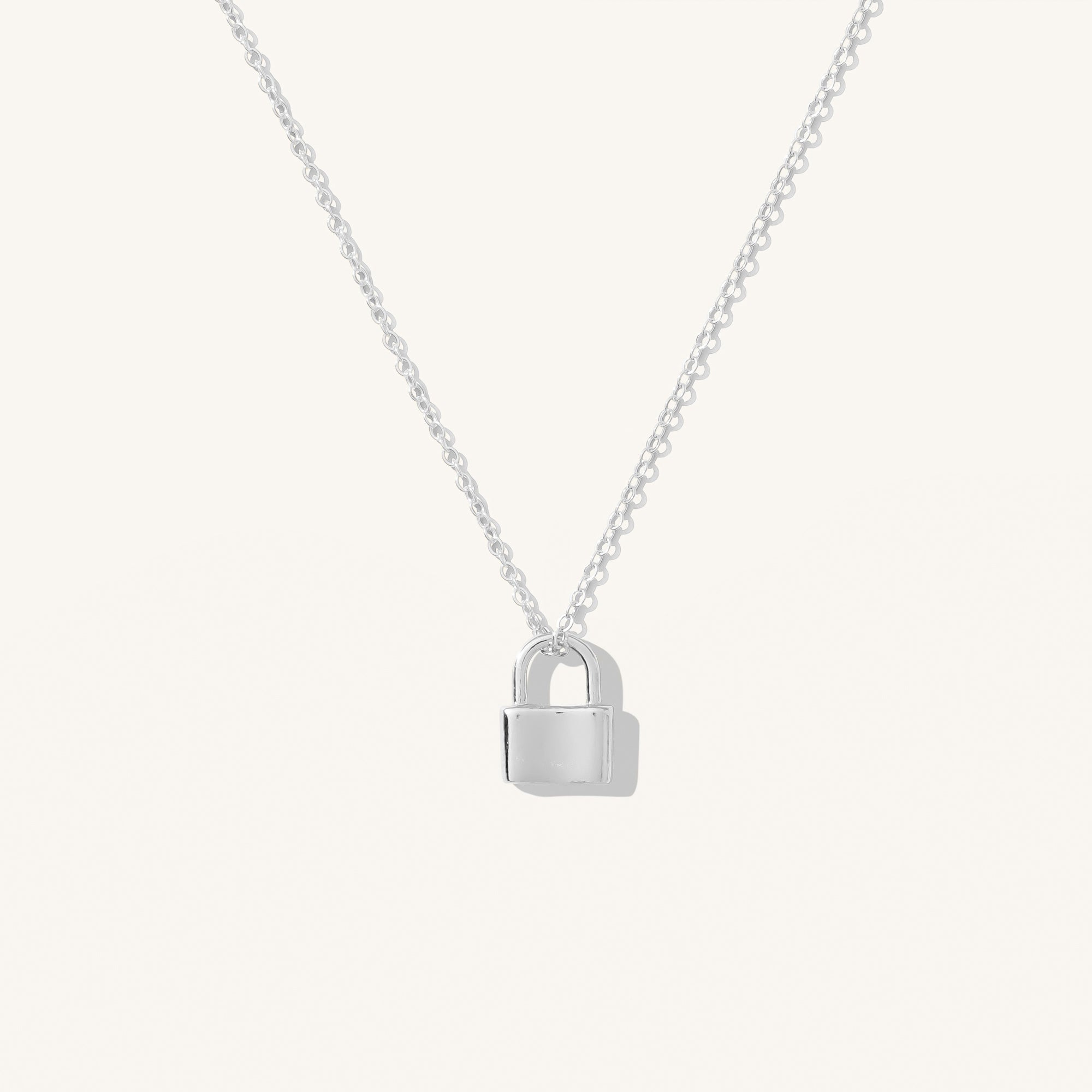 Tiny Lock Necklace