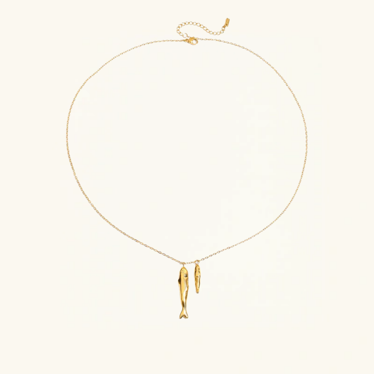 Twin Fish Pendant Necklace