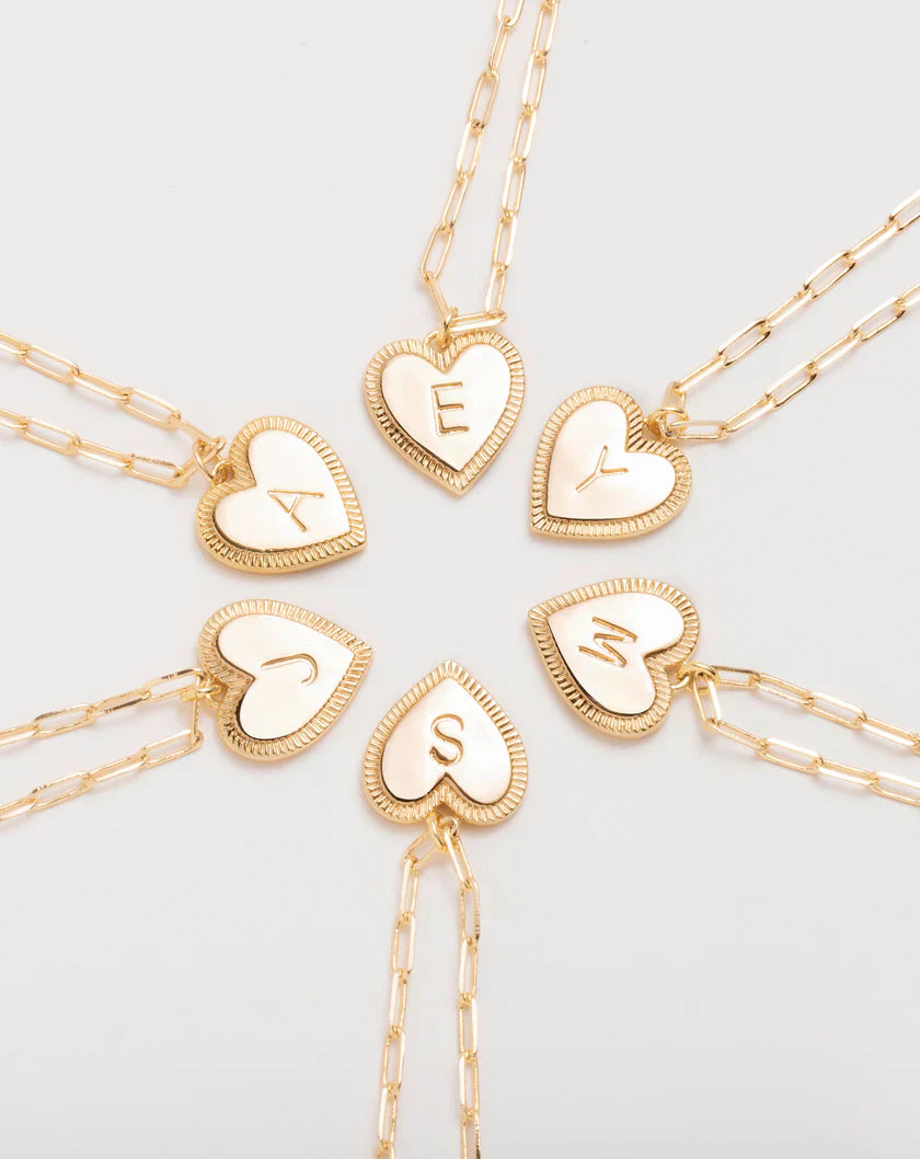 Initial Heart Necklace