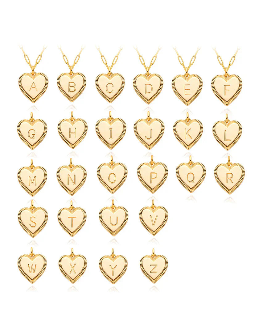 Initial Heart Necklace